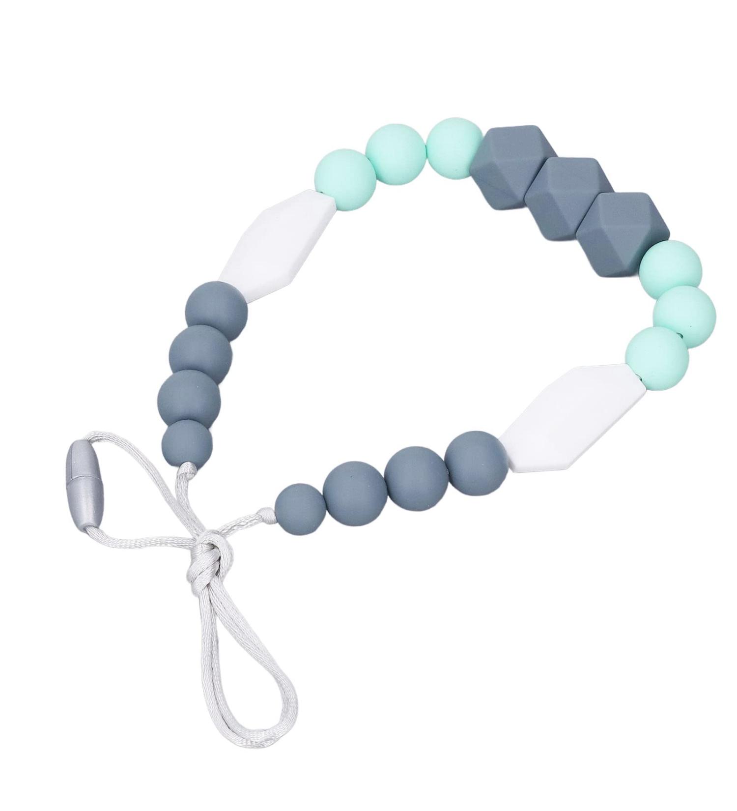 Colorful Silicone Teething Necklace: Safe & Comfortable Infant Teething Toy - Buy Online on GoSupps.com