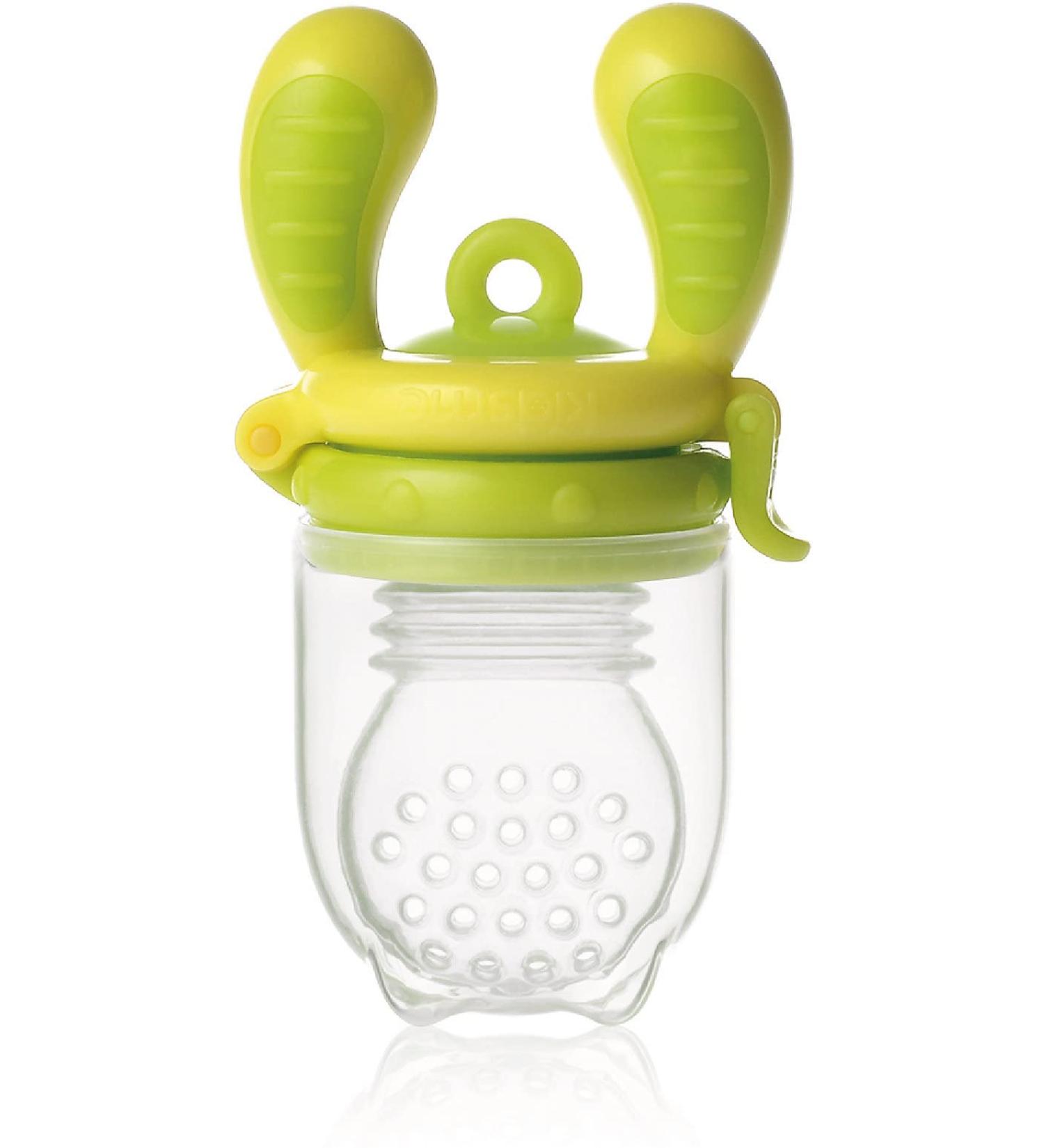 Kidsme Food Feeder Large Lime Green - Safe and Easy Feeding Solution for Babies - Buy Online on GoSupps.com