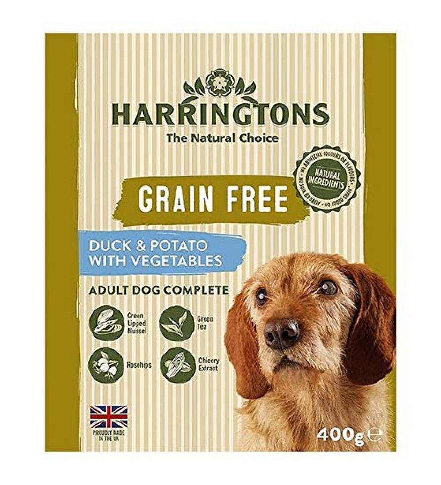 HARRINGTONS 4X Grain Free Duck & Potatoes with Vegetables 400G