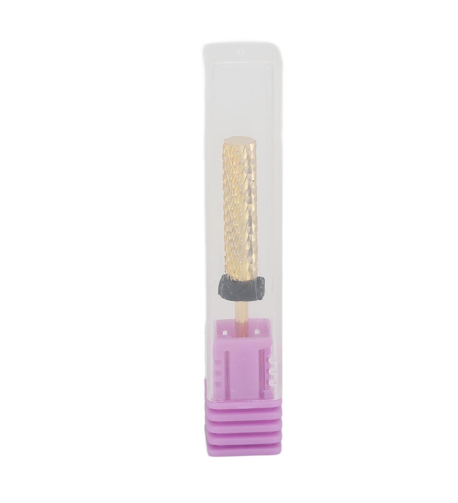 Pedicure Nail Drill Bit Barrel Nail Drill Bit for Cuticle Remover Tungsten Steel Flat Tip Quick Grinding for Acrylic Nails (DOACTzf87u40kxr-14) - Buy Online on GoSupps.com