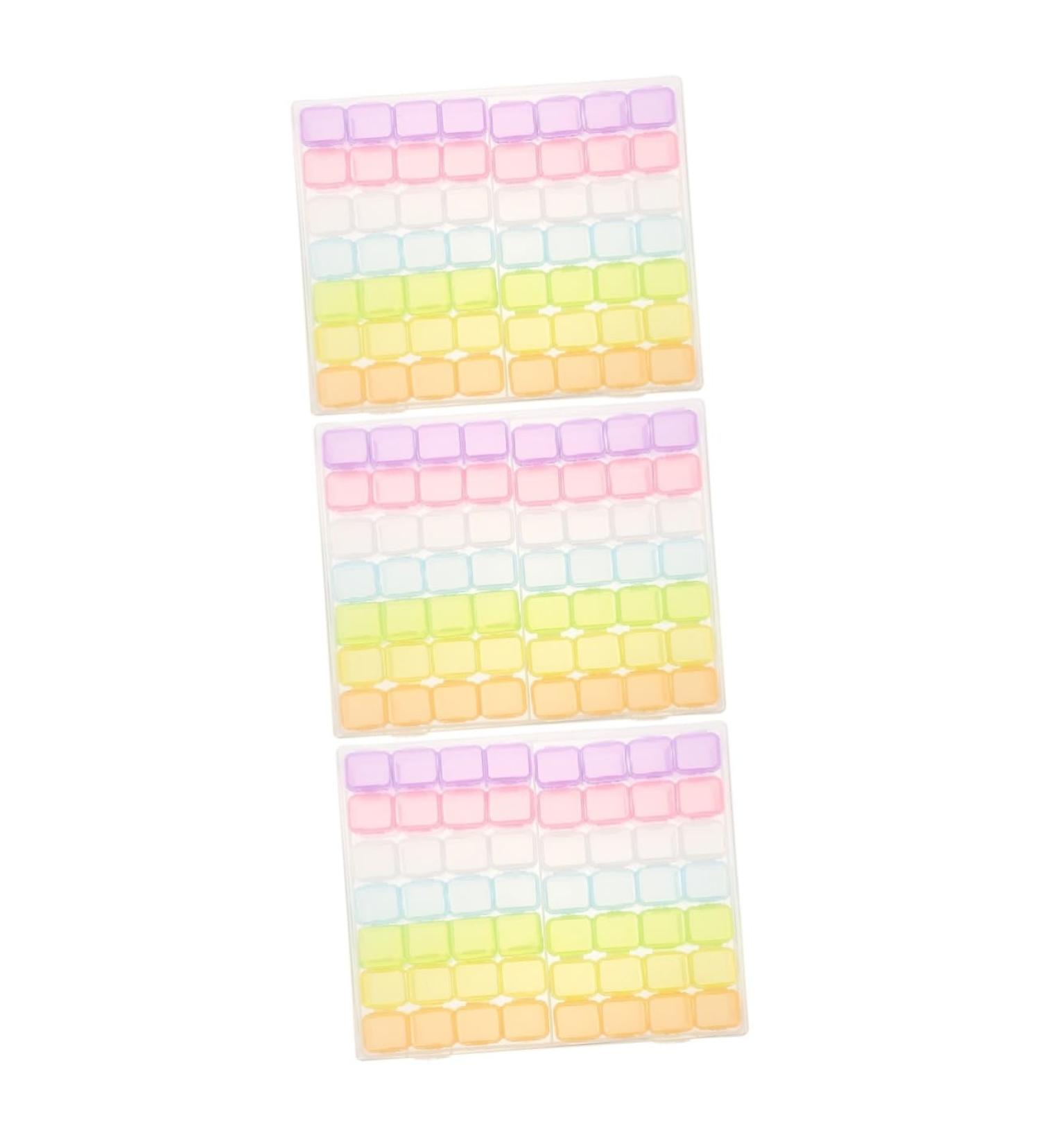 minkissy 3 Sets Nail Art Storage Box Nail Acrylic Powder Manicure Accessories Holding Makeup Drawer Nail Jewelry Desktop Accessories Nail Accessory Container Diamond Abs Storage Rack - Buy Online on GoSupps.com