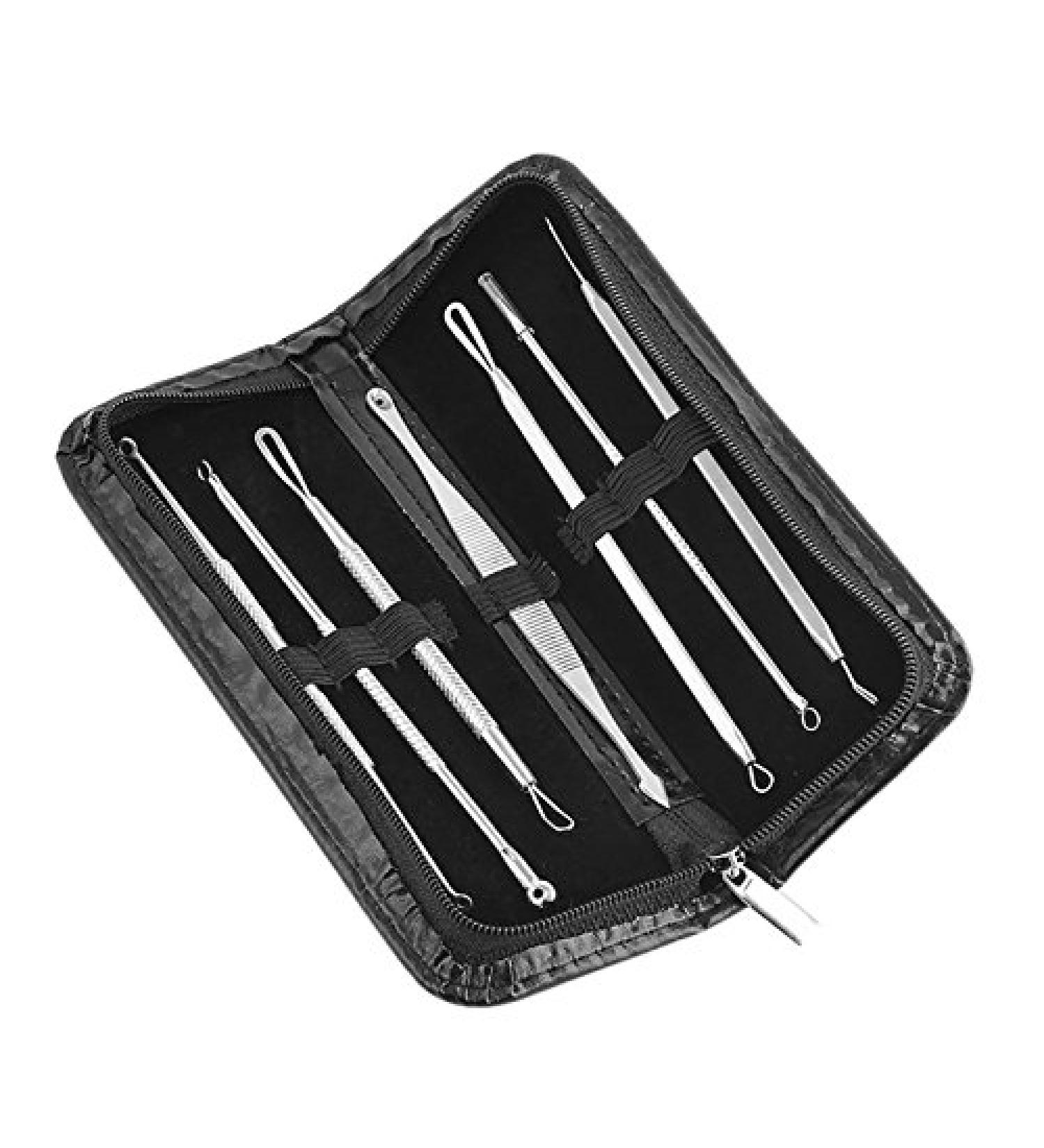 Blackhead Extractor - Blackhead And Acne Extractor - Buylor Blackhead Remover - 7 PCS Face Care Blackhead Pimple Blemish Extractor Remover Tool Set Kit Hot Beauty Tools - Buy Online on GoSupps.com