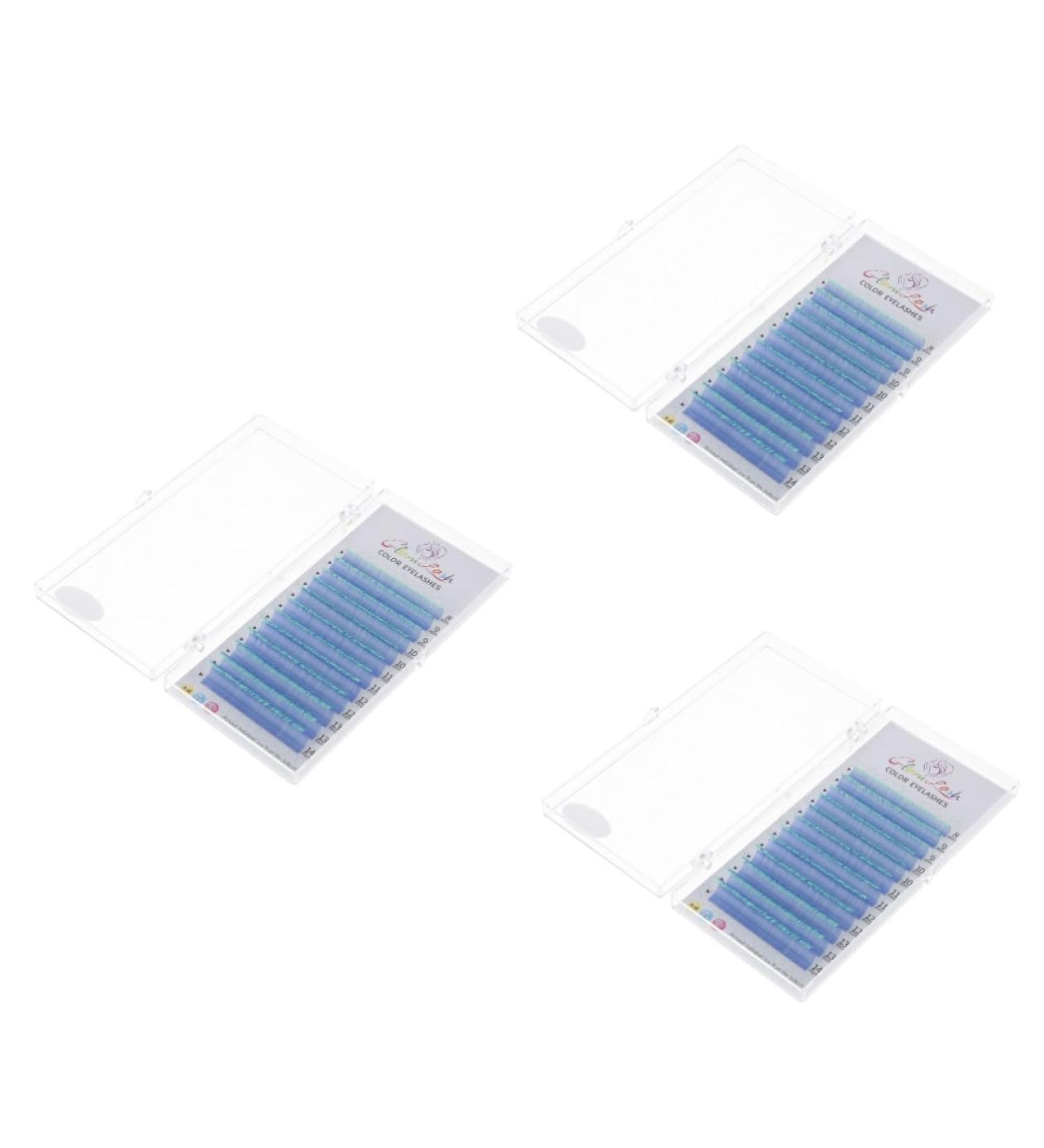 Angoily 3 Boxes Color Grafting Eyelashes Blue Lashes False Eyelashes Extensions Fake Eyelash Dense Eyelashes False Lashes False Eyelashes Natural 3d Miss Extend Fluorescence Imitation - Buy Online on GoSupps.com