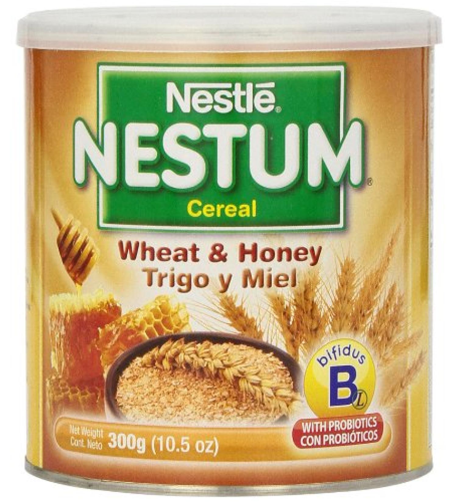 Gerber Baby Cereal Nestle Nestum Cereal, Wheat and Honey, 10.5 Ounce ( Pack of 12 ) Honey 10.5 Ounce (Pack of 12)