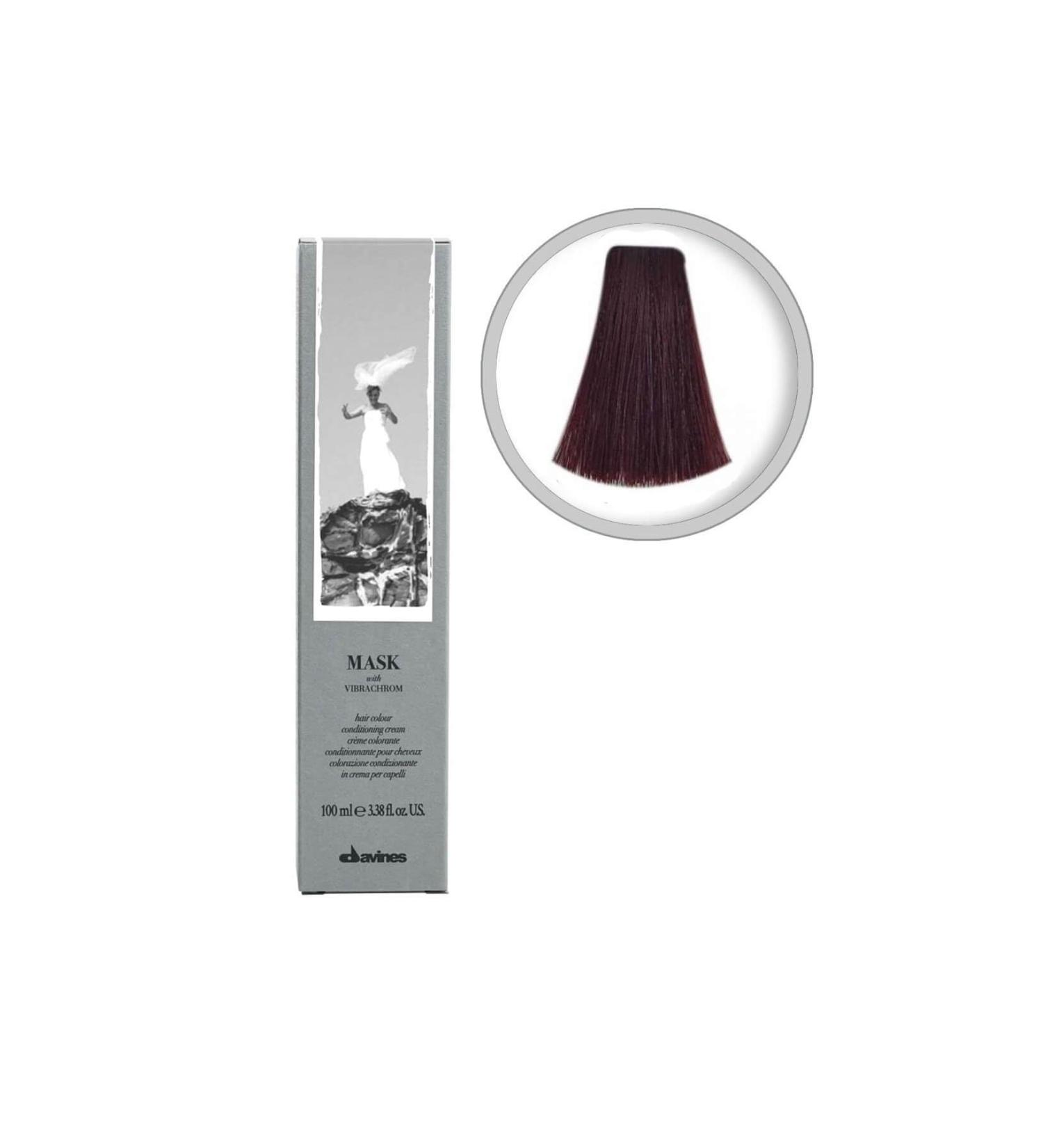 Davines Coloring Vibrachrom Mask Hair Colour Conditioning Cream Hair Color 6.66 100ml