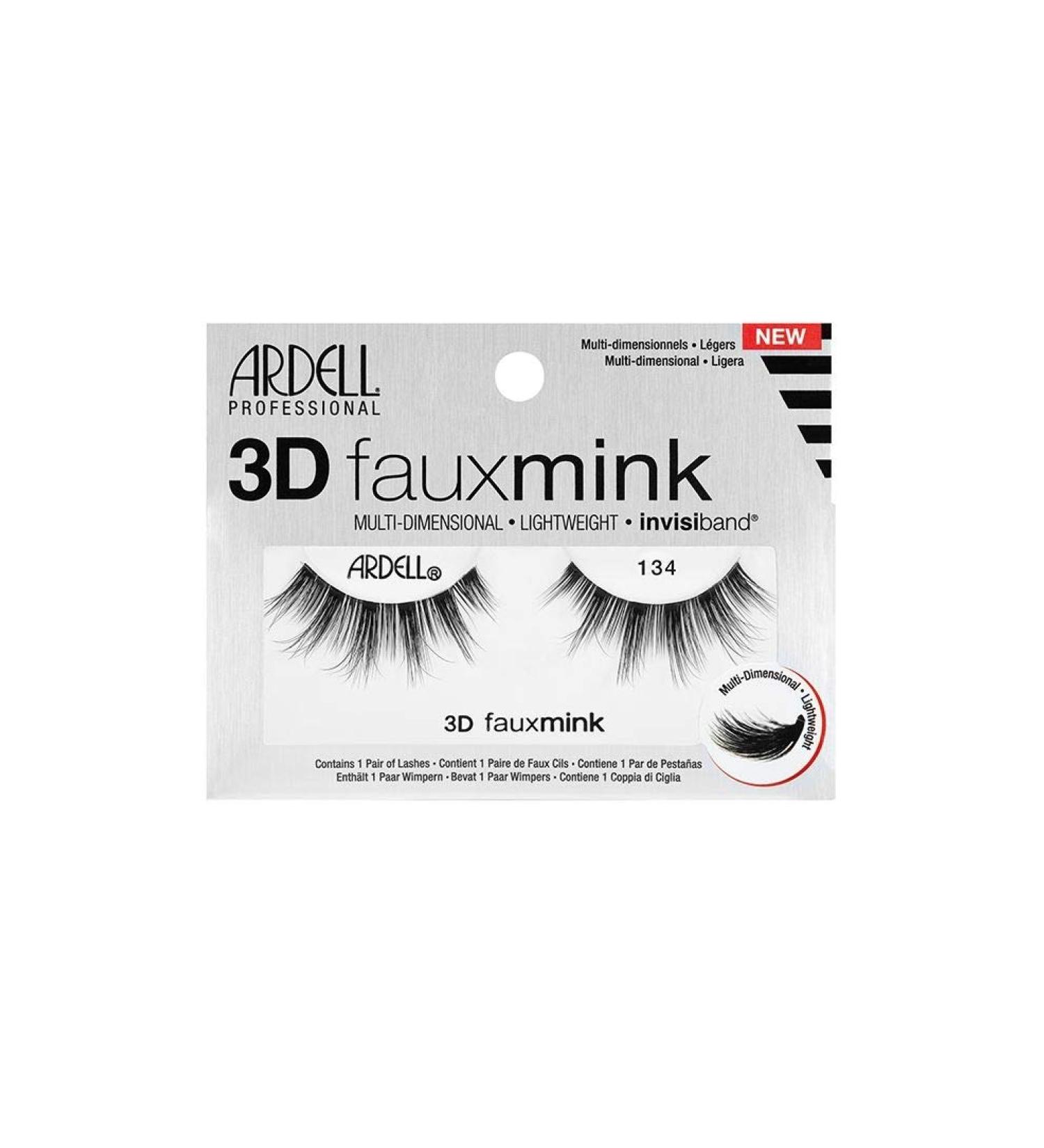 Ardell Strip Lashes - 3D Faux Mink 134