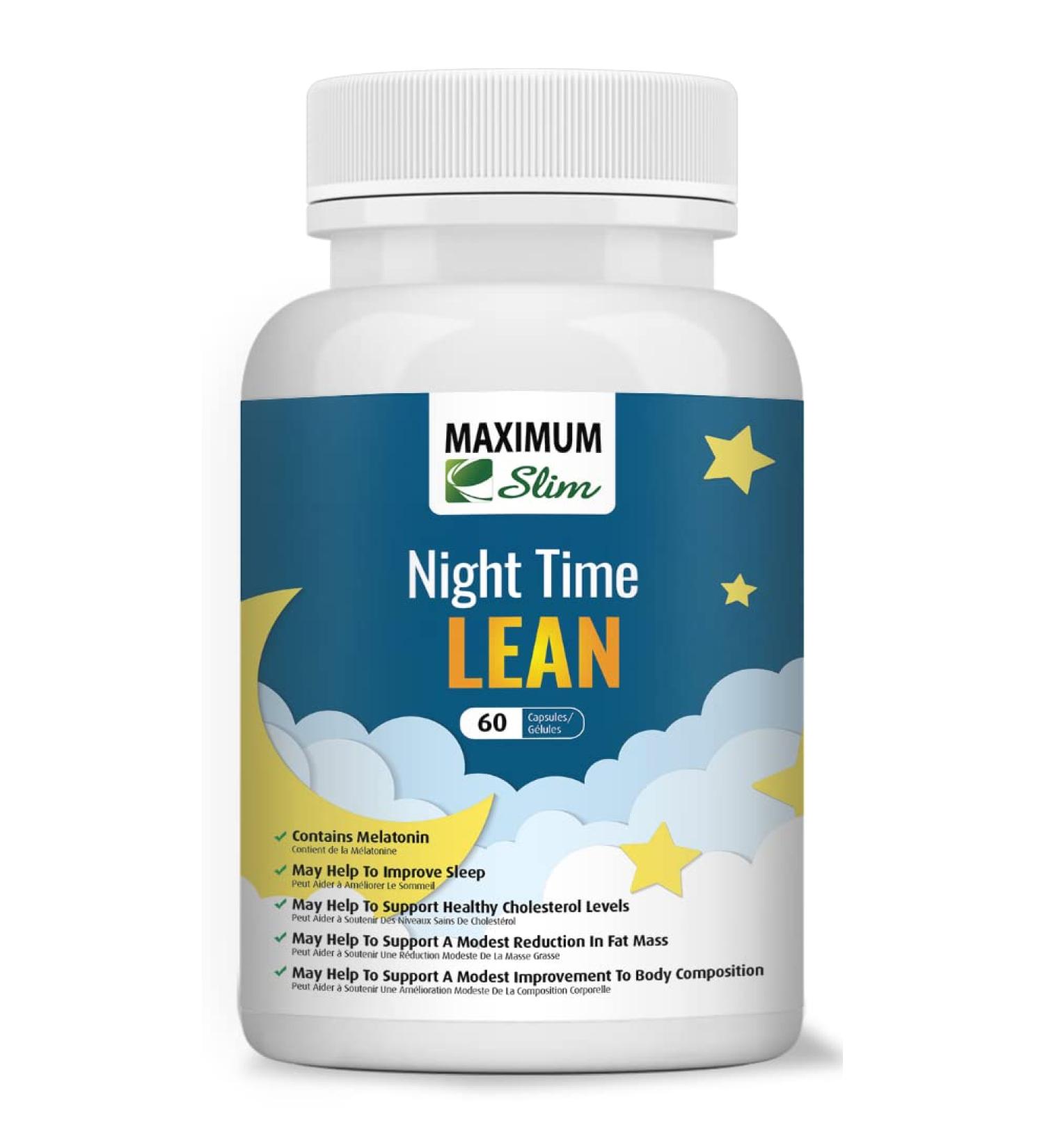 Maximum Slim Night Time Lean Promote Healthy Weight While Sleeping and Maintain Sleep 60 Count - Buy Online on GoSupps.com
