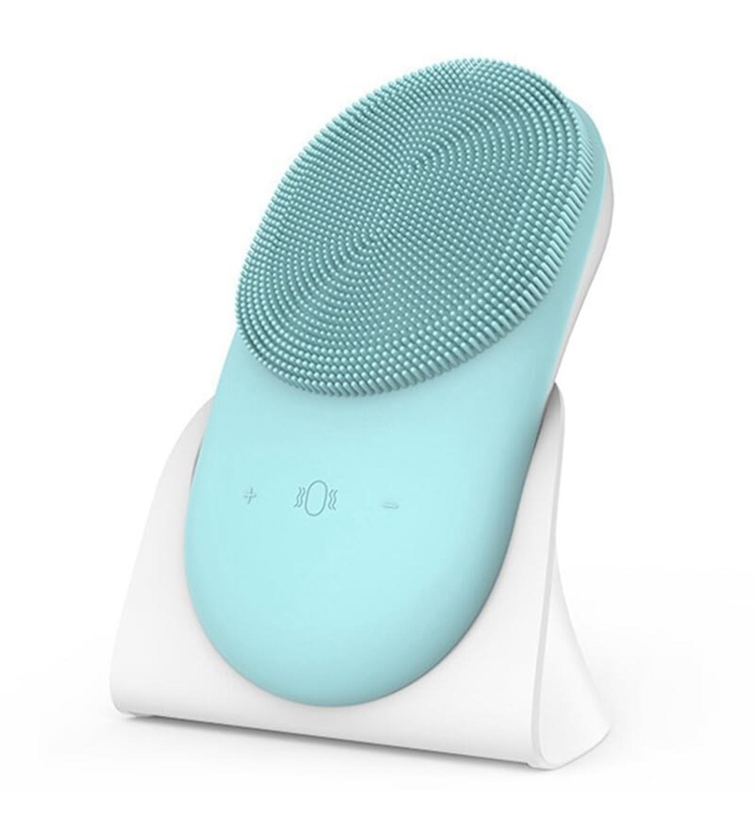 Portable Rechargeable Facial Cleansing Silicone Brush for Women | Electric Face Cleaner for Deep Pore Cleansing - Buy Online on GoSupps.com
