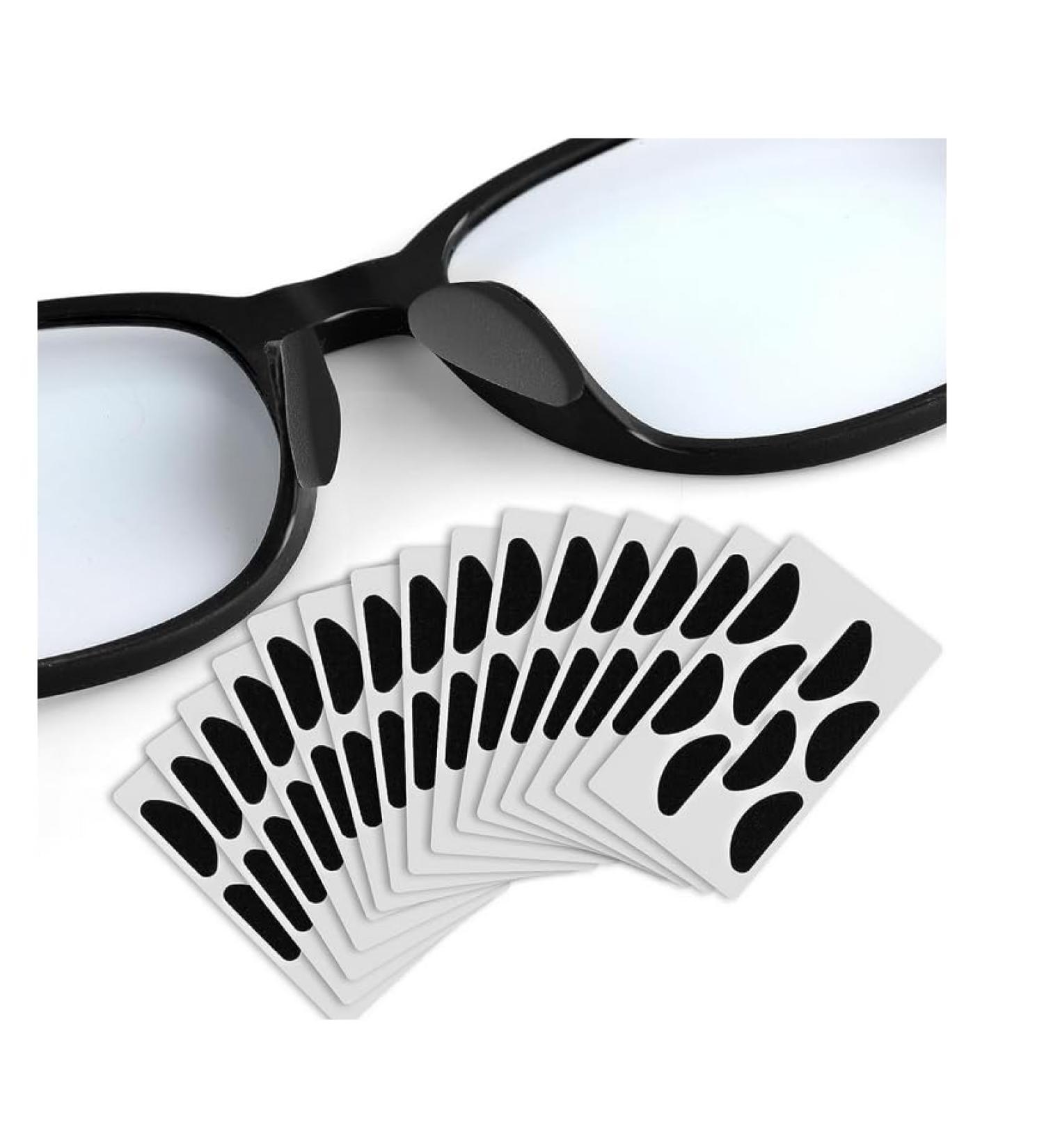 Ouzhou 80 Pairs of Self-Adhesive Anti-Slip Nose Pads for Glasses | Slip-Proof Cushions for Comfortable Wear | Perfect for Sunglasses and Eyewear - Buy Online on GoSupps.com