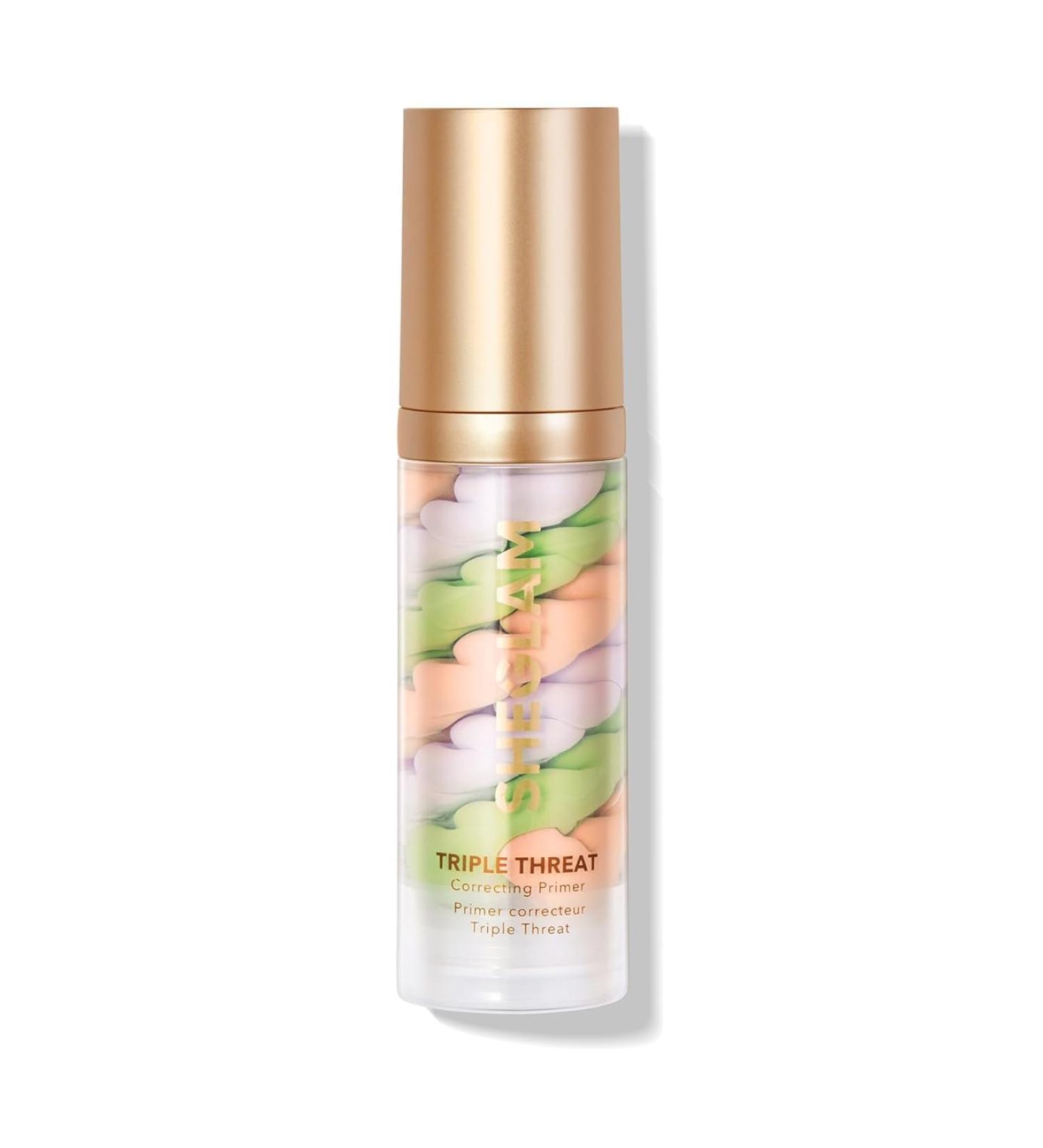Triple Threat Correcting Primer - 3 in 1 Color & Pore Minimizing Facial Makeup Primer | Smooth Fine Lines & Lightweight Face Primer for Flawless Skin - Buy Online on GoSupps.com