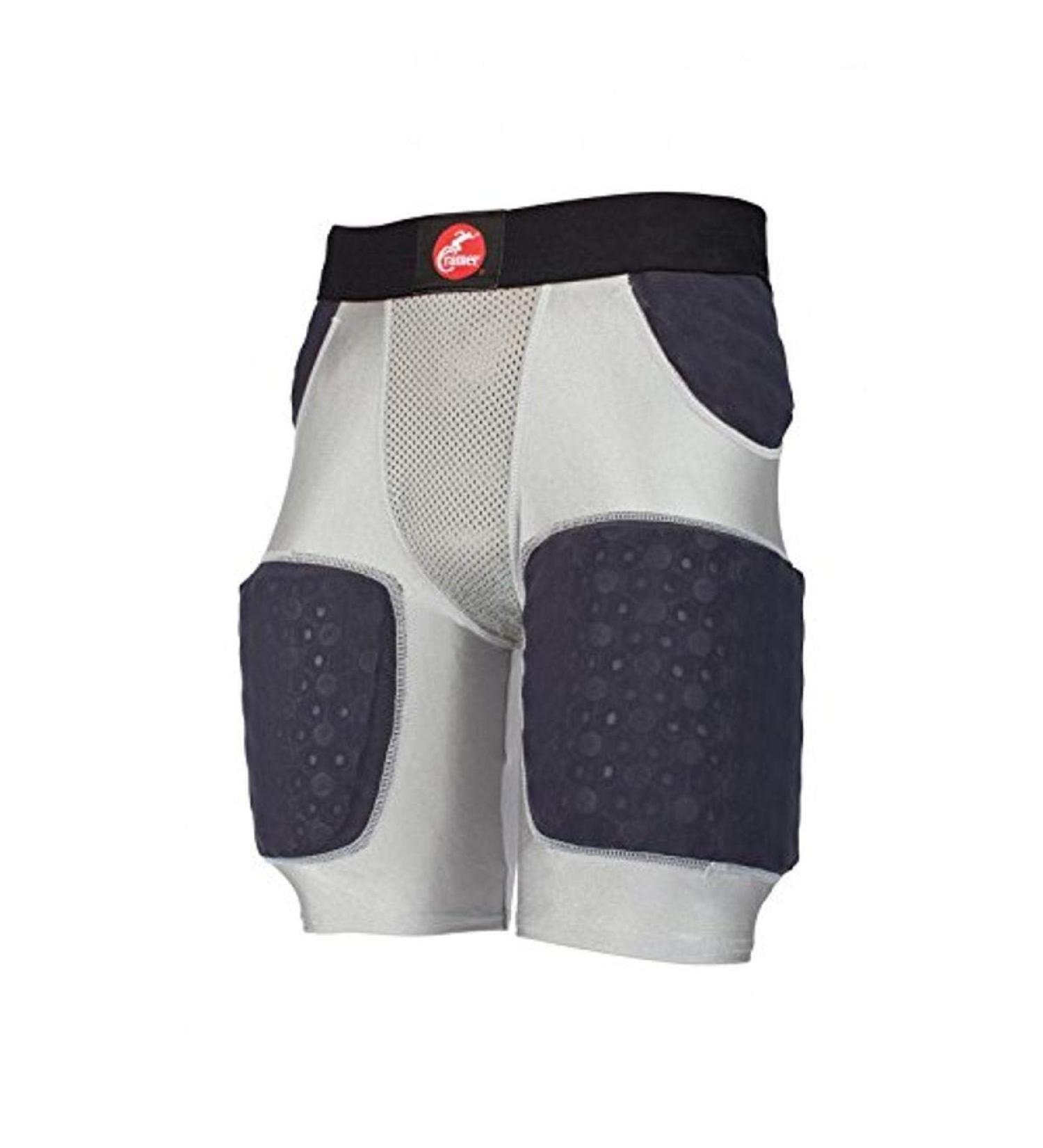 Cramer Hurricane 5 Pad Football Girdle with Thigh Hip and Tailbone Pads Breathable Fabric Football Gear Foam Padding for Extra Protection Football Protection Gear Football Pant XX-Large Gray