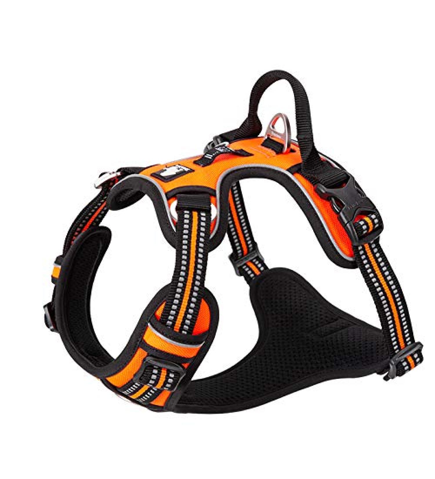 Buy Truelove No Pull Dog Harness - Reflective Adjustable Soft Padded Vest with Handle TLH56512 L Orange | International Shipping - Buy Online on GoSupps.com