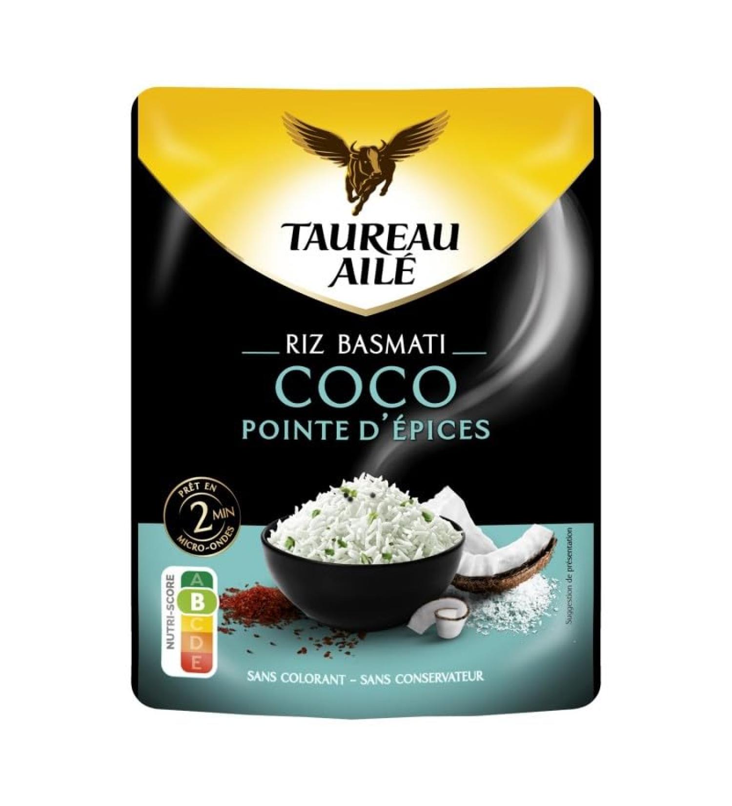 TAURUS WING - Coconut Basmati Rice 2Min 250G - Three Items