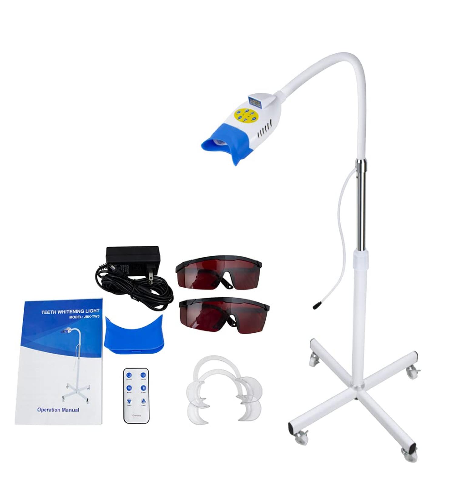 Yuland Teeth Whitening Lamp | 36W LED Dental Bleaching Light with Remote Control | Effective Teeth Whiteners | 1 Fl Oz - Buy Online on GoSupps.com