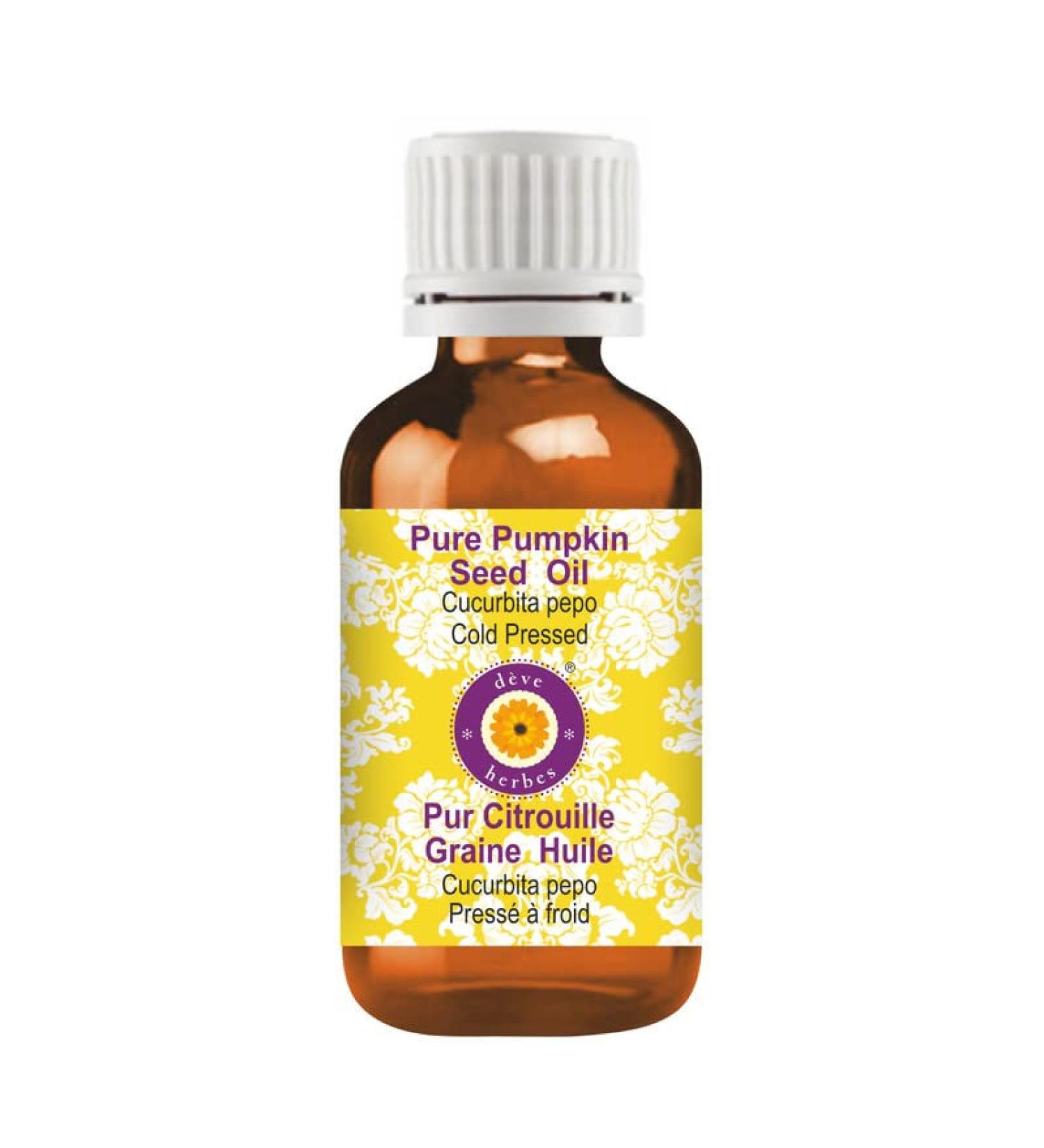 Deve Herbes Pure Pumpkin Seed Oil 15ml (0.50 oz) - Buy Online on GoSupps.com