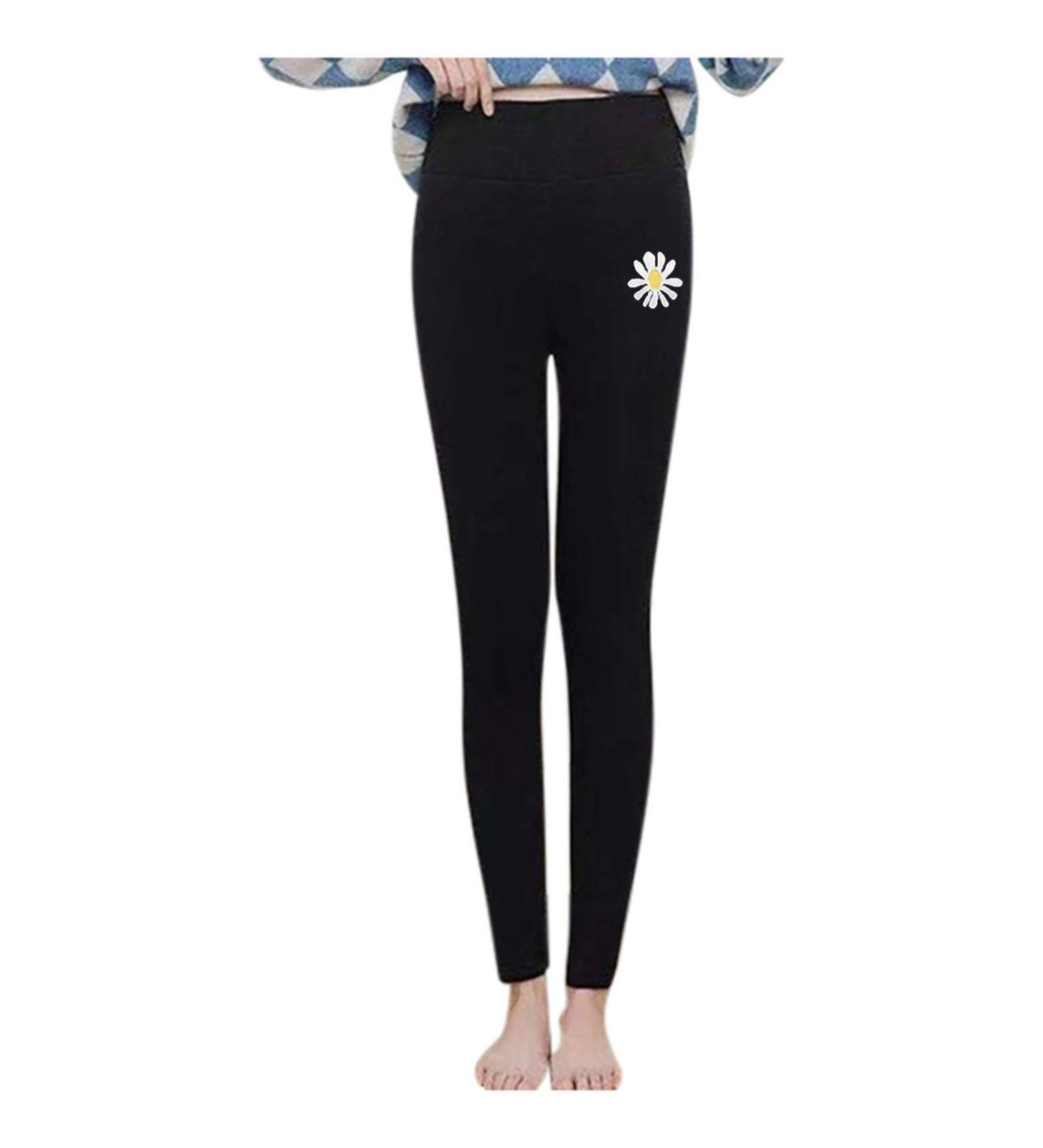 Shop Mjiqing Women's Thermal Leggings High Waist Fleece Lined Winter Jogging Pants | Cozy & Stylish for Girls - Buy Online on GoSupps.com