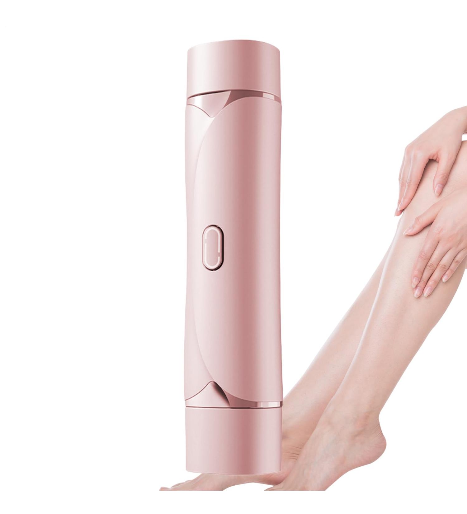 Bikini Shaver Electric Bikini Trimmer Leather Double Heads Body Shaver Facial hair remover for face lip chin underarm legs personal groomer - Buy Online on GoSupps.com