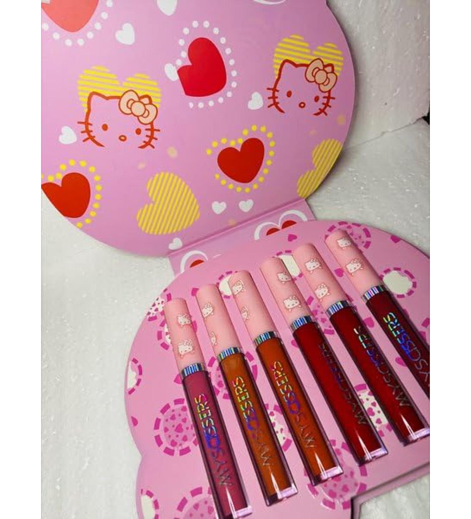 Lipstick Palette Set Karol Kitty Cat Barby Selena PPluma (kitty 1)