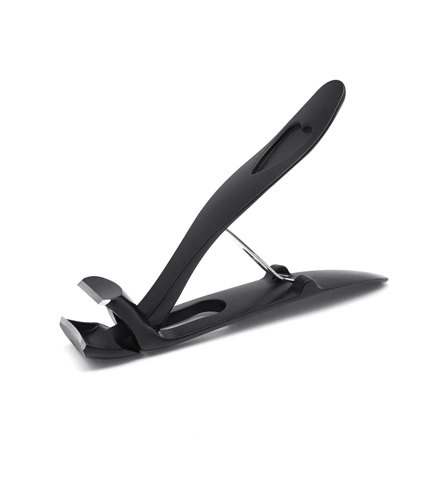 SUICRA Nail Clippers Fingernail Clipper Toenail Nail Clippers Angled Bent Head Super Sharp Wide Jaw Opening for Hard/Thick Fingernails and Toenails (Color : Schwarz) - Buy Online on GoSupps.com