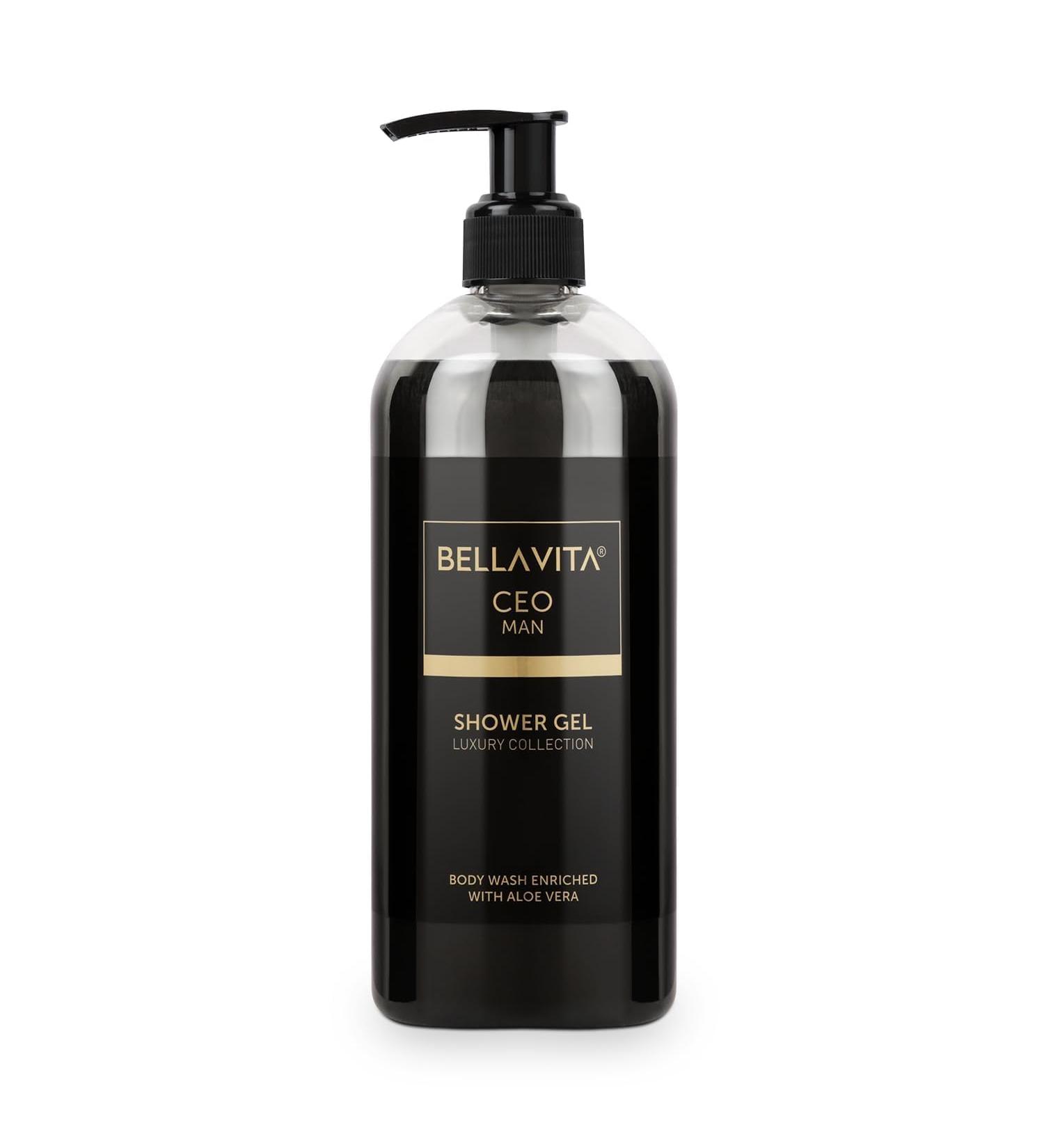 CEO MAN Body Wash - Refreshing Hydrating Shower Gel with Aloe Vera & Charcoal Powder | Deep Cleansing for Moisturized Skin - 500ml - Buy Online on GoSupps.com