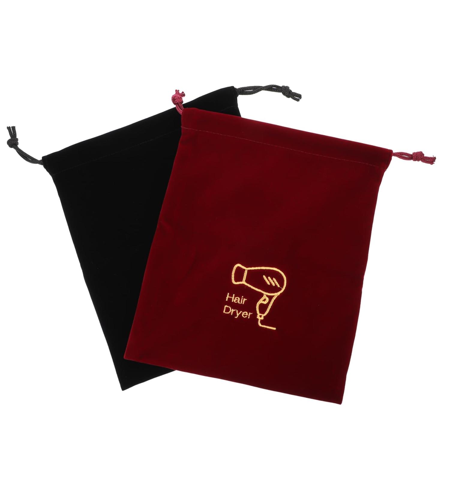 Housoutil 2 Pcs Storage Bag Duffel Bags for Traveling Cotton Drawstring Bag Hair Dryer Organizer Dedicated - Buy Online on GoSupps.com