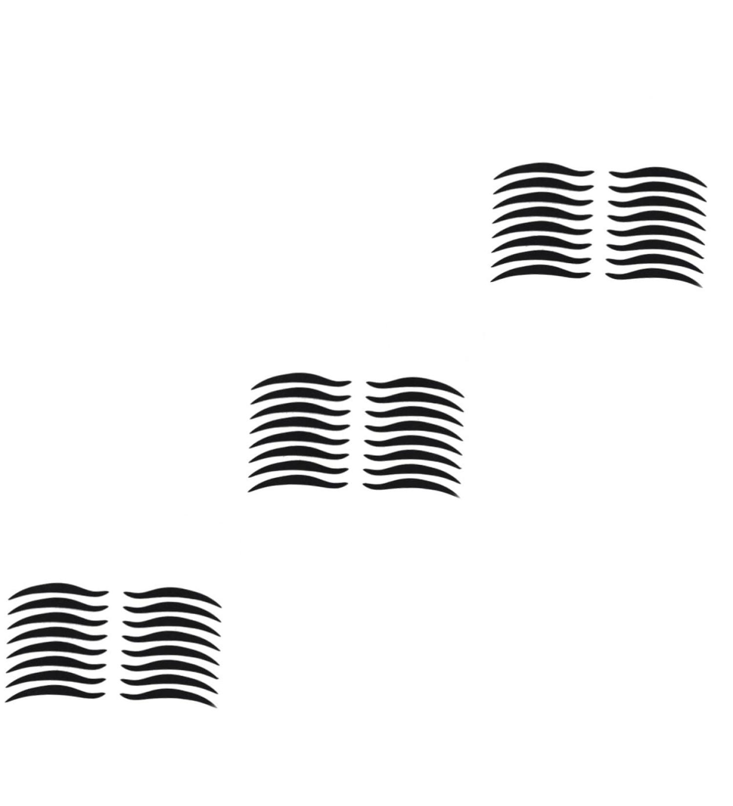  FRCOLOR FRCOLOR 240 Pairs Makeup Tape Black Eyeliner Stickers Smoky Makeup Stickers Black Eyeliner Sticker Cat Eye Waterproof Smoky Eyeliner Stickers - Buy Online on GoSupps.com