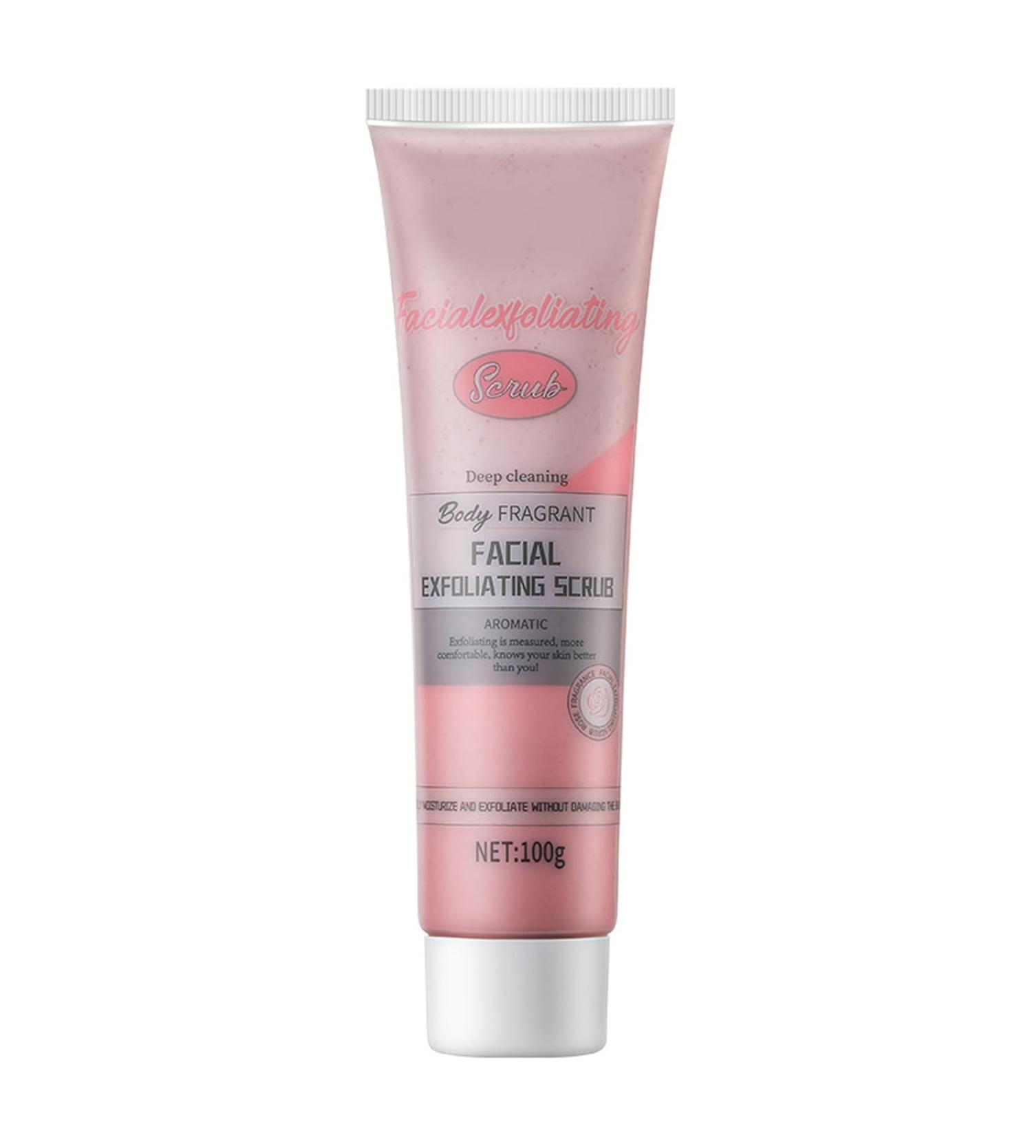 Exfoliating Face Wash Rose Body Exfoliator Smoothing Face Scrub Exfoliator for Large Pore & Acne Hydrating Exfoliating Face Scrub Body Acne & Rough Skin Bath Scrub Body Back & Arm & Knee-Women & Men - Buy Online on GoSupps.com