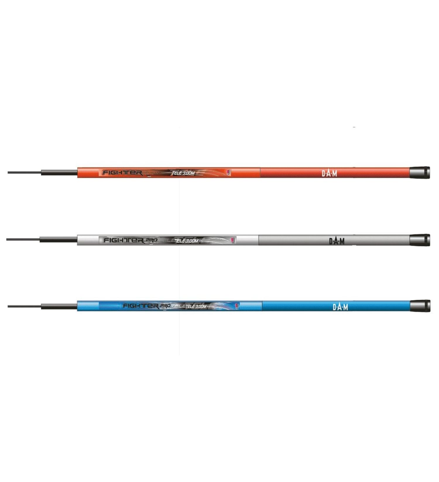 DAM Fighter Pro Tele Pole 7.00m - Pole rod
