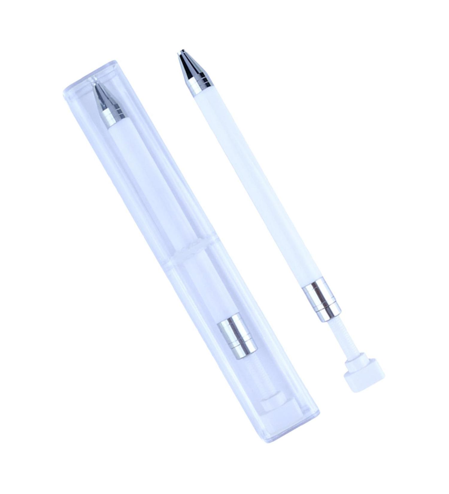 Rhinestone Dotting | Manicure Dotting Pencil for Artistic Nails | Manicure Dotting Tools Dotting Nail Tool for Wife Girlfriend Or Lover White - Buy Online on GoSupps.com