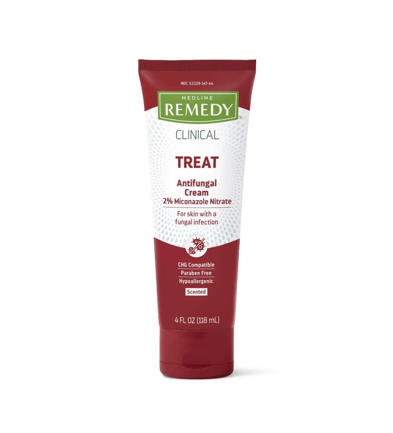 Remedy Clinical Treat Antifungal Cream 2% Miconazole Nitrate 4 fl oz Scented