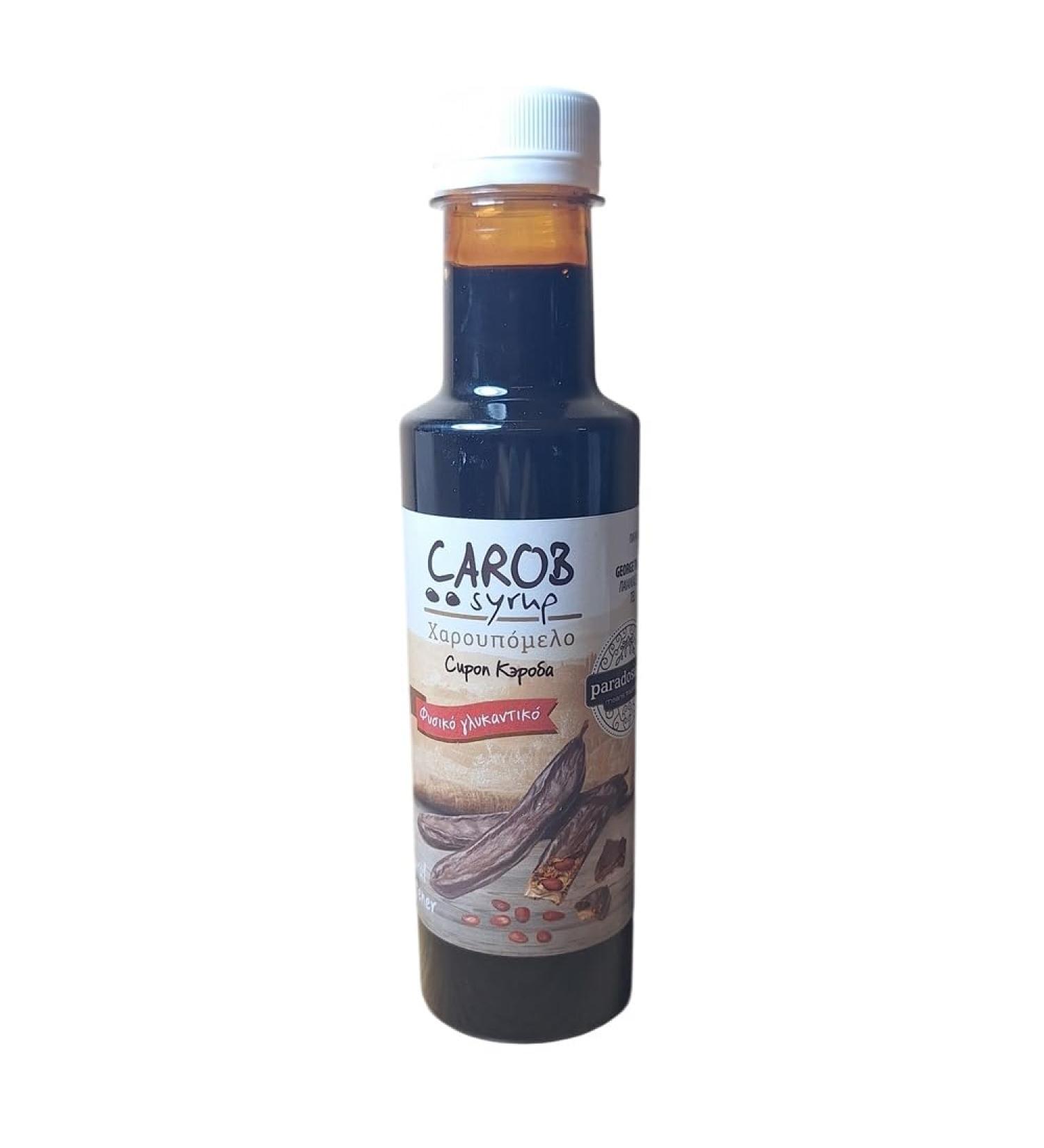 PARPIS 1 Paradosiaka Mediterranean Cyprus Carob Syrup a traditional product 100% natural and pure Regular drop 1 x 340 g