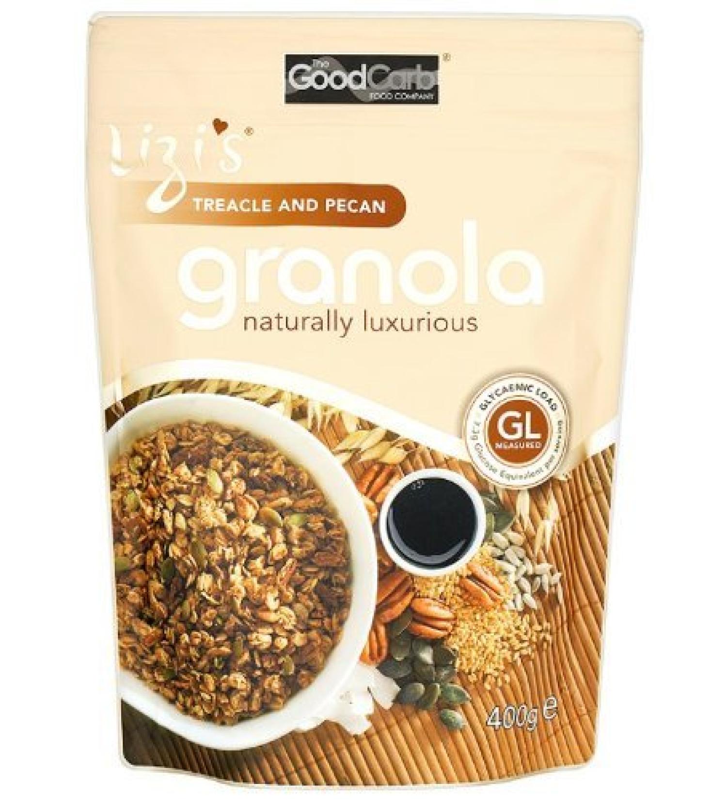 Treacle Pecan Cereal (400g) - x 3 Pack Savers Deal by LIZI'S GRANOLA