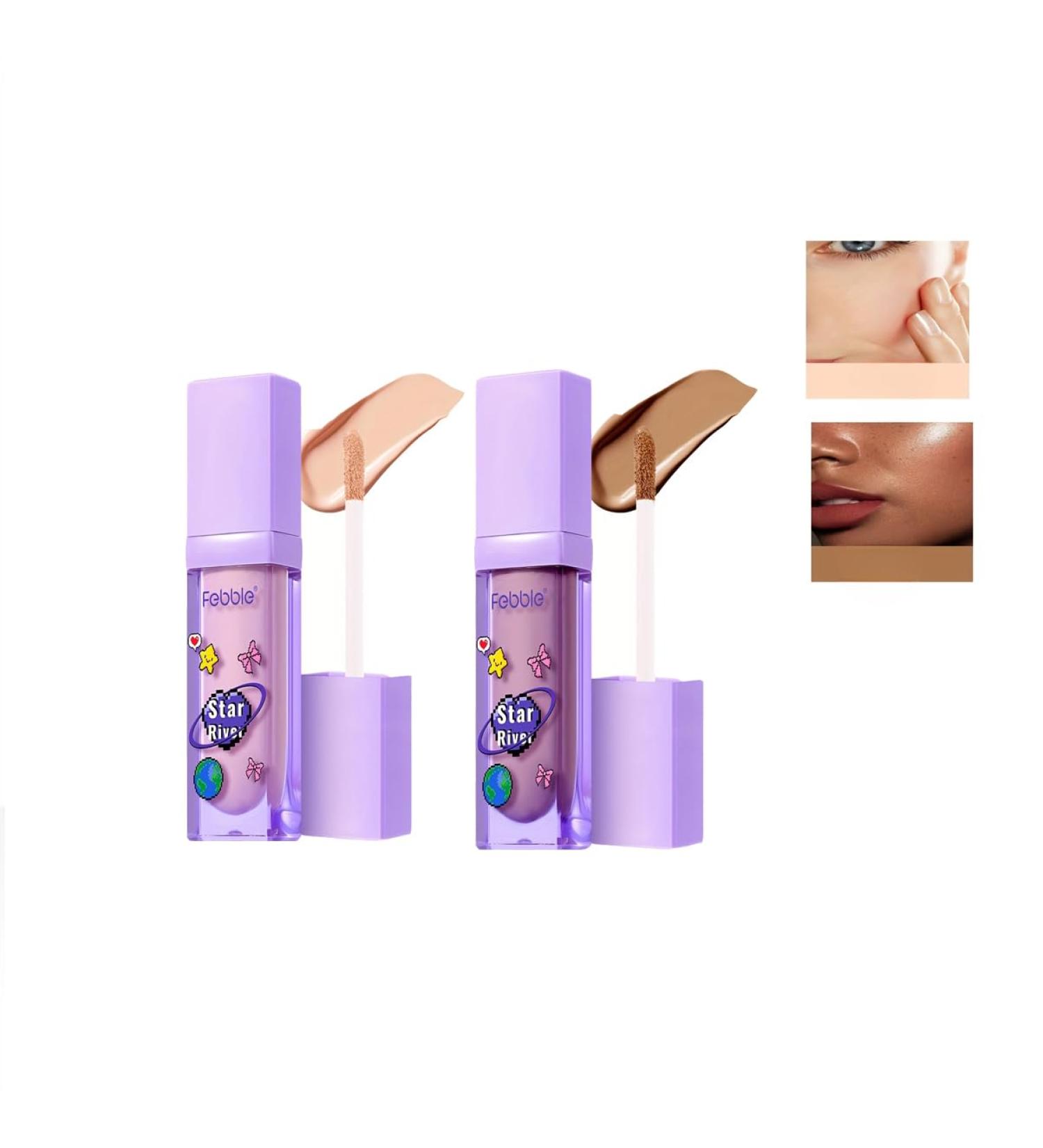 Moisturizing Concealer Stick Lightweight Full Coverage Long Lasting Conceals Corrects Hydrates Long-Wear Matte Finish Waterproof & Lightweight For All Skin 2 Pcs (0206) - Buy Online on GoSupps.com