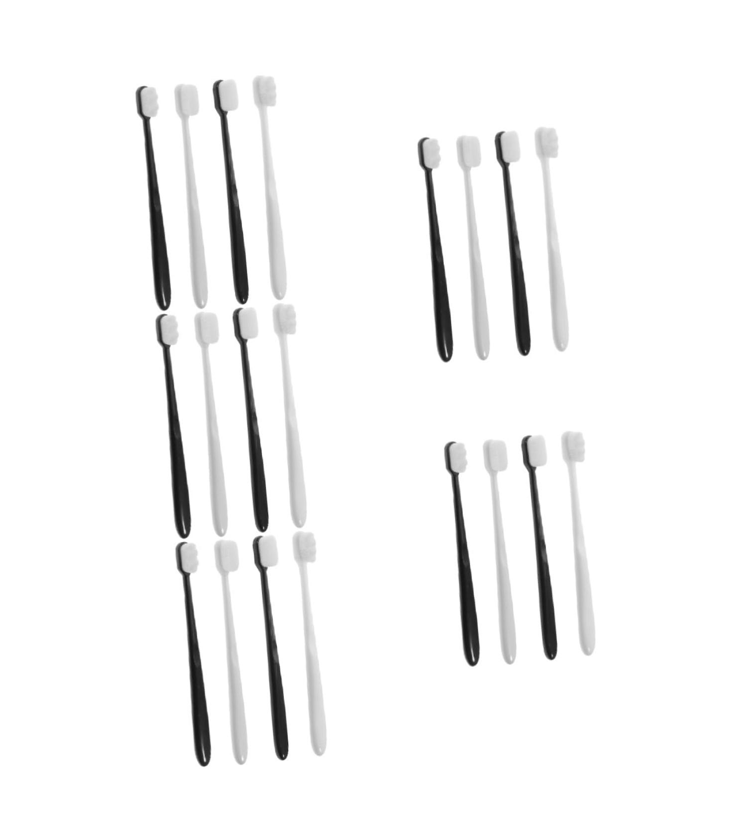 Minkissy Manual Toothbrush Set - 20 Soft Travel Toothbrushes for Kids & Adults | Portable Hotel & Home Use - Buy Online on GoSupps.com