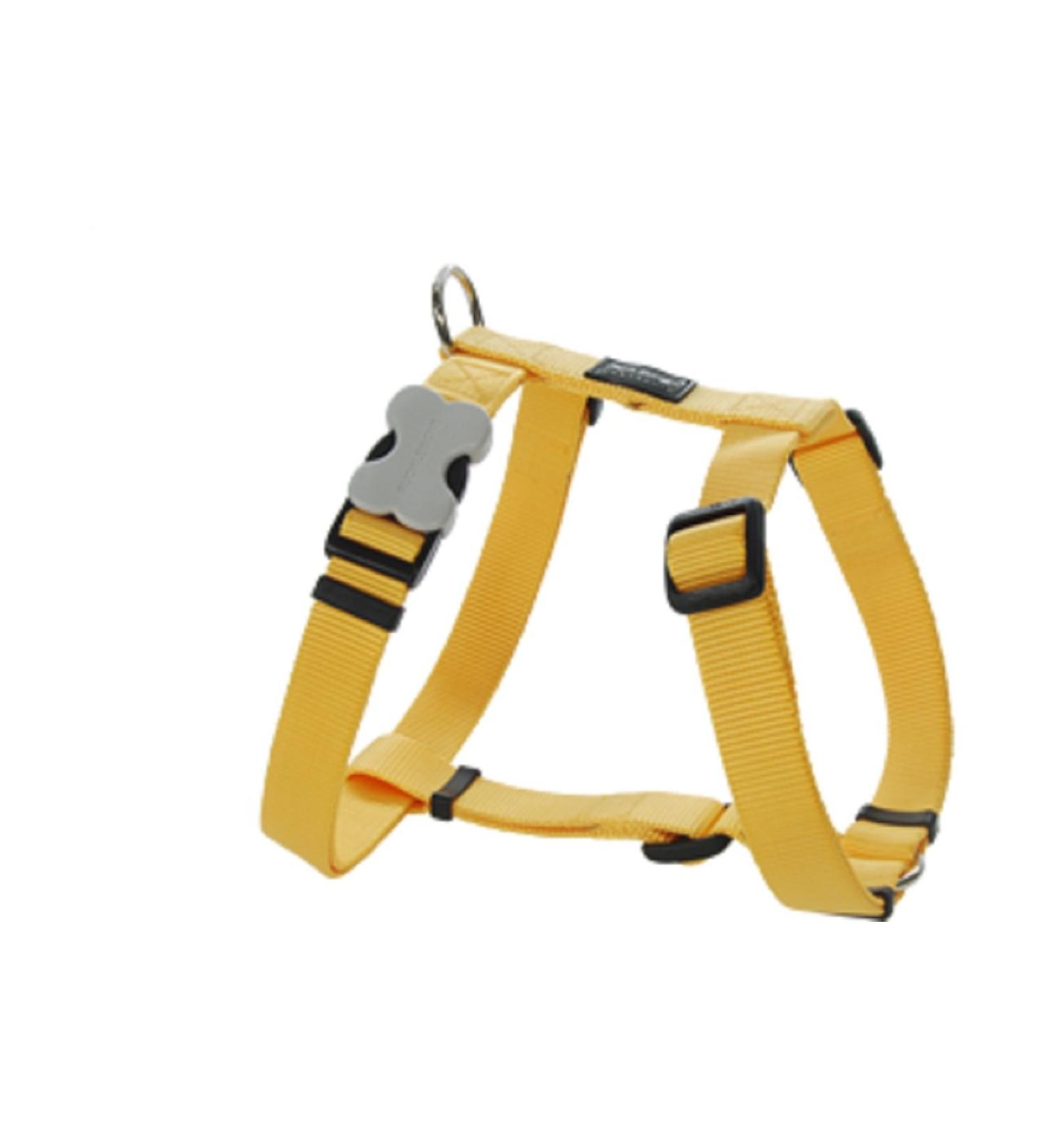 Red Dingo dog harness plain yellow l