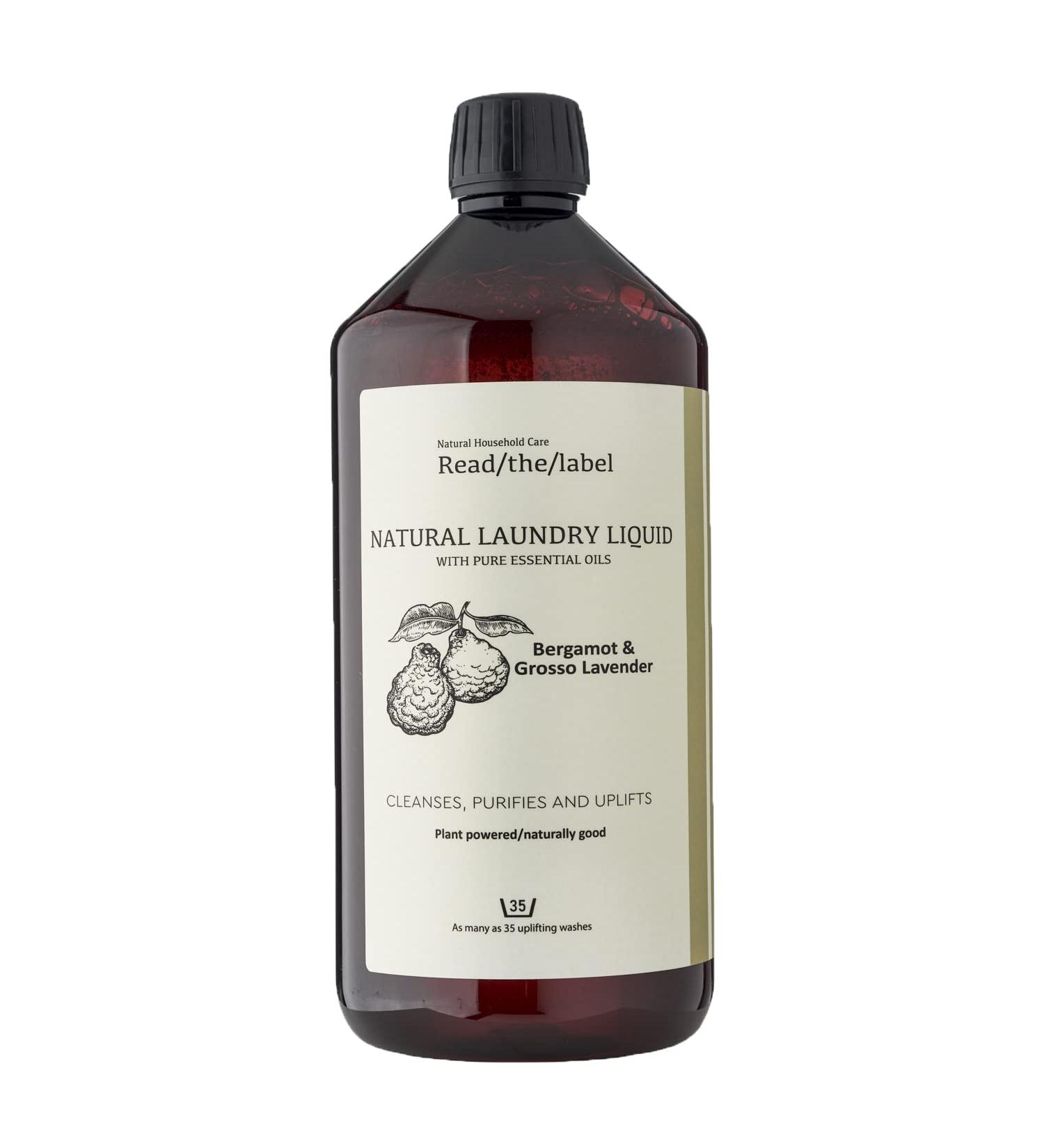 Read/The/Label Non-Bio Laundry Liquid - Organic Bergamot & Lavender Scent | Eco-Friendly Gentle Clean for All Fabrics - Buy Online on GoSupps.com