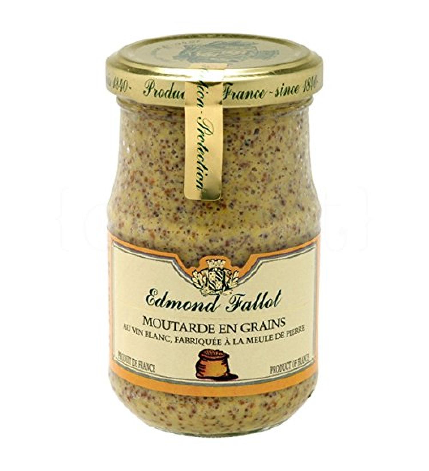Edmond Fallot Dijon Mustard. 205g jar. Edmond Fallot. Pack of 12