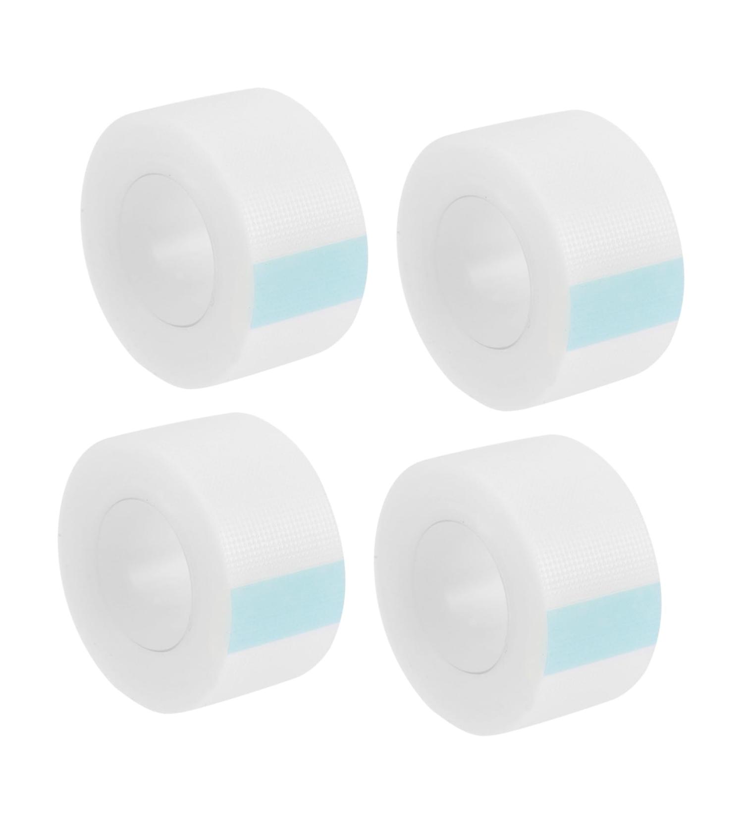 FRCOLOR White Tape 4 Rolls Duct Tape Clear Invisible Eyelid Tapes Tape Adhesive Tape Growth Zone Eyelid Tape - Buy Online on GoSupps.com