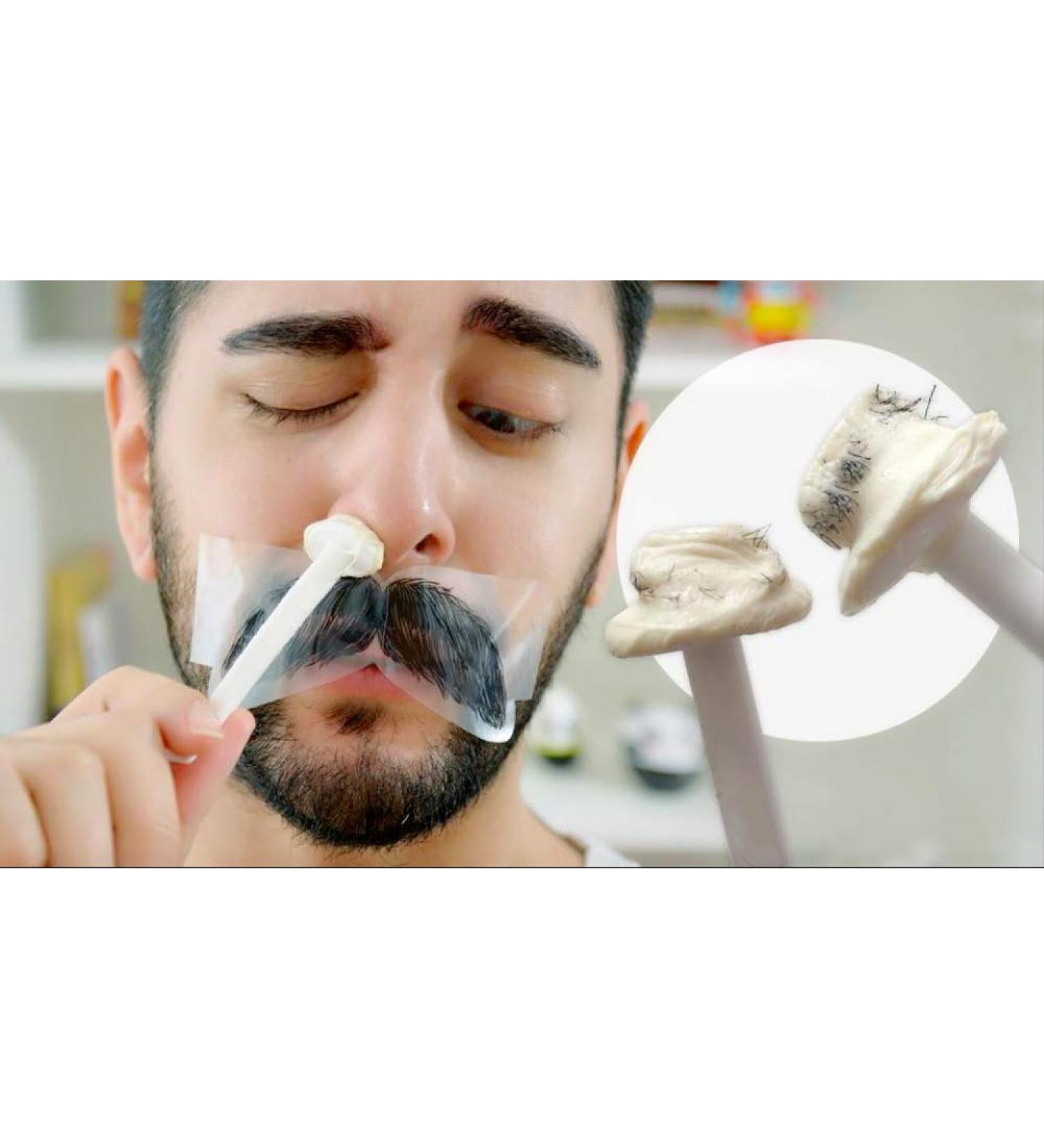 Nose Hair Waxing Kit for Men & Women - 50g/1.67oz Nose Wax with 20 Applicators - Buy Online on GoSupps.com