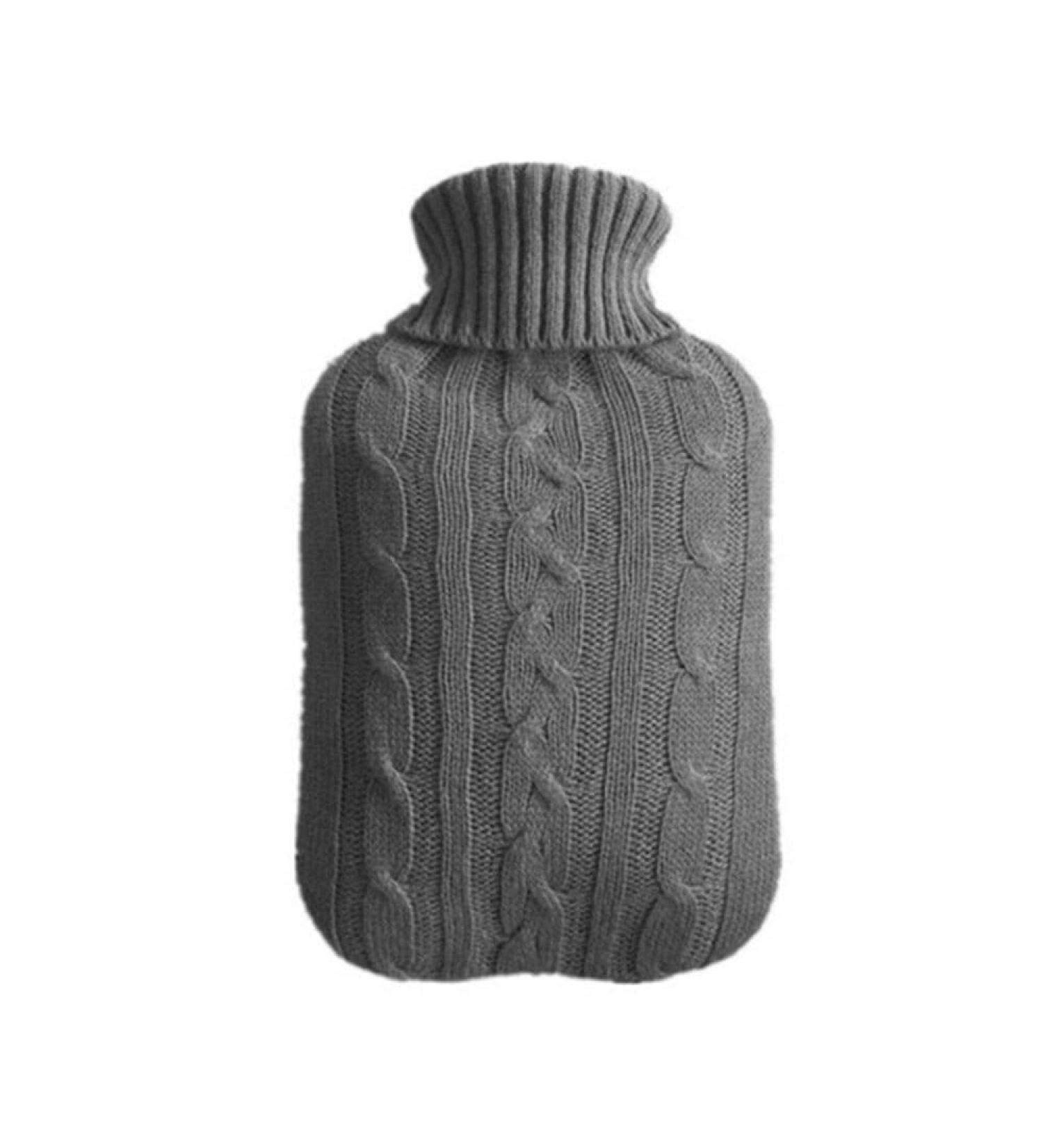 MAIES Hot Water Bottles - Removable Knitted Cover | Washable & Cold-Proof | Large Winter Essential for Comfort - Buy Online on GoSupps.com