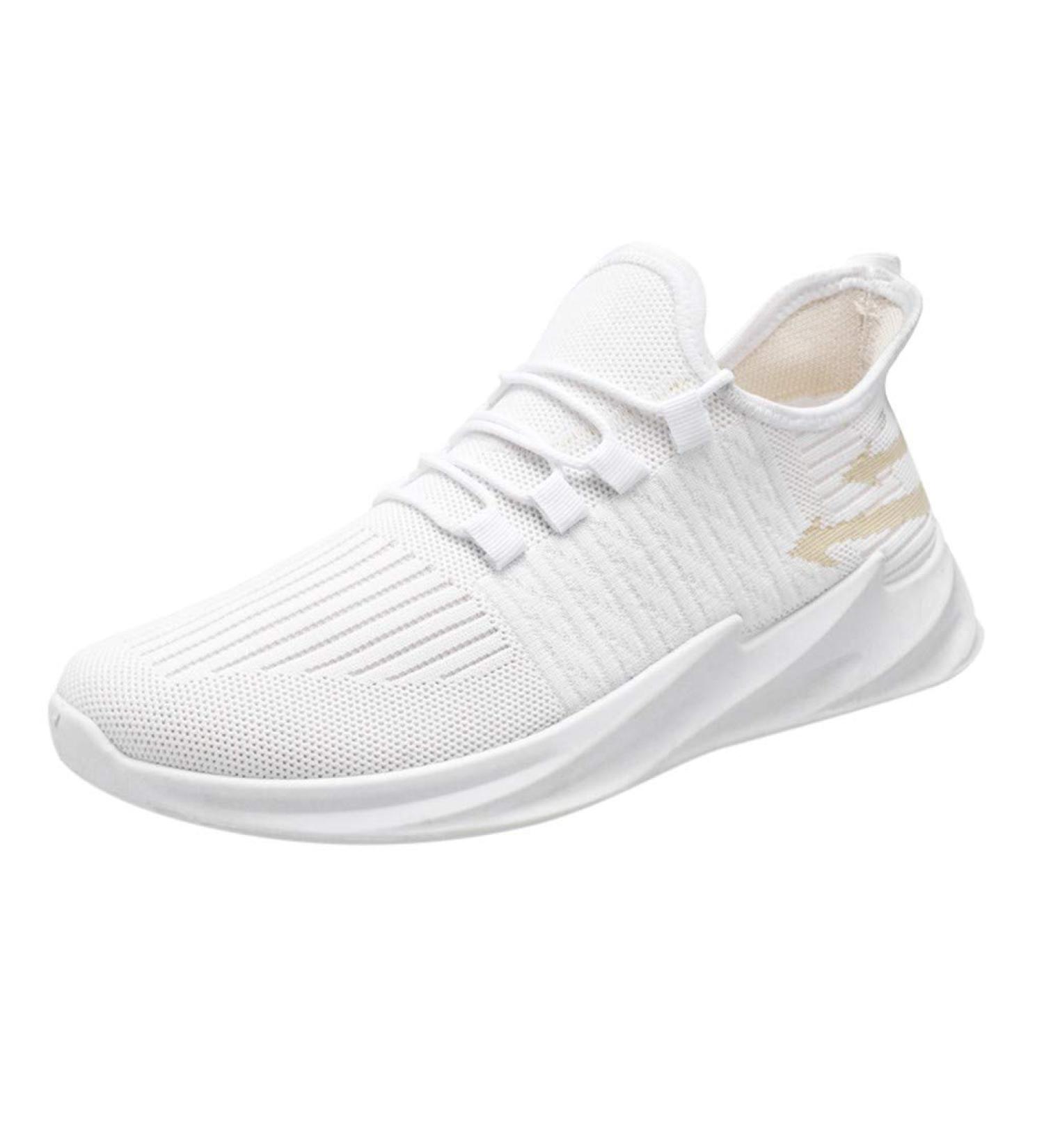 Shop Forest Runner Shoes for Women & Men - Breathable Mesh Sport Sneakers Wide Fit & Unisex Leisure Shoes - Hallux-Friendly Style in White (Size 38) - Buy Online on GoSupps.com