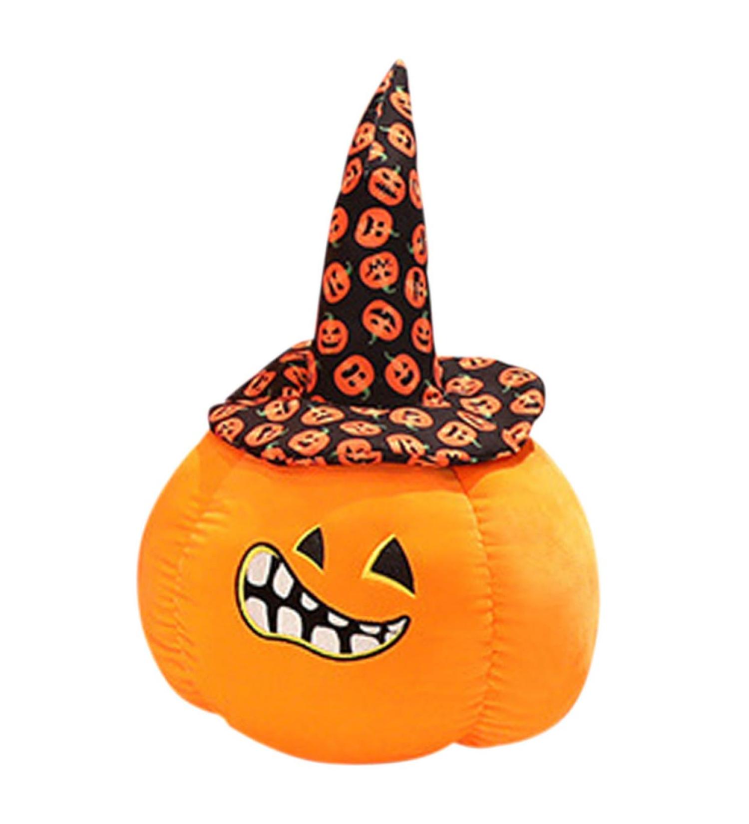 BESTonZON Pumpkin Pillow Pumpkin Throw Fluffy Pumpkin Cute Sofa Pumpkin Shaped Lovely Pumpkin Cute Plush Halloween Stuffed Pumpkin Decorations Elastic Fleece Child Cartoon As Shown 2 24X15X10CM - Buy Online on GoSupps.com