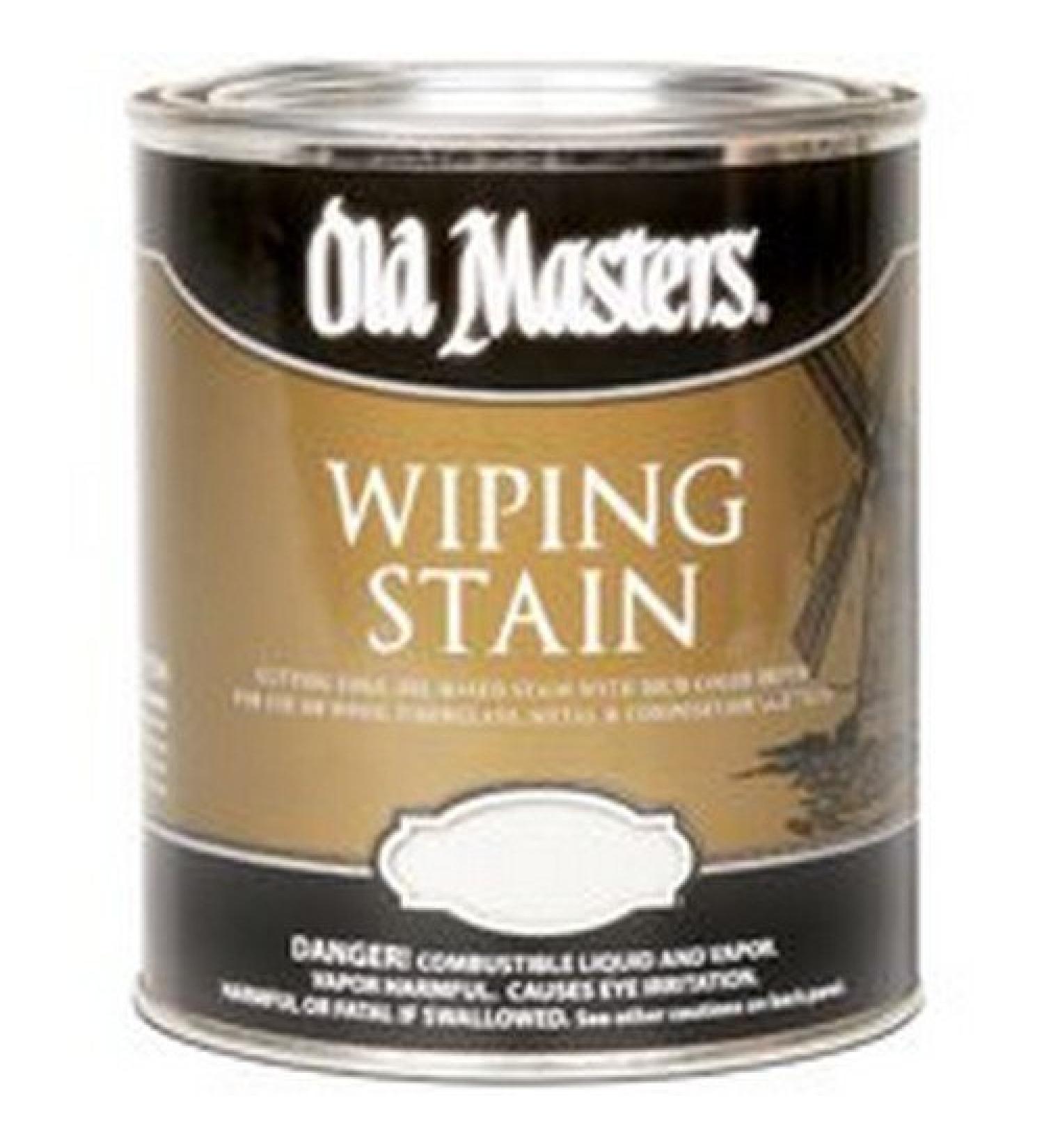 Old Masters Semi-Transparent American Walnut Oil-Based Wiping Stain 0.5 pt.