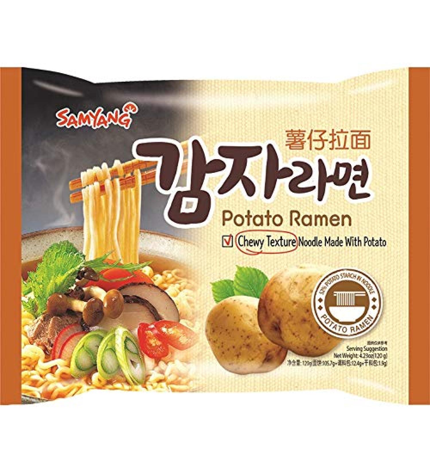 SAMYANG Sam Yang Potato Instant Noodles - 40 x 120g.