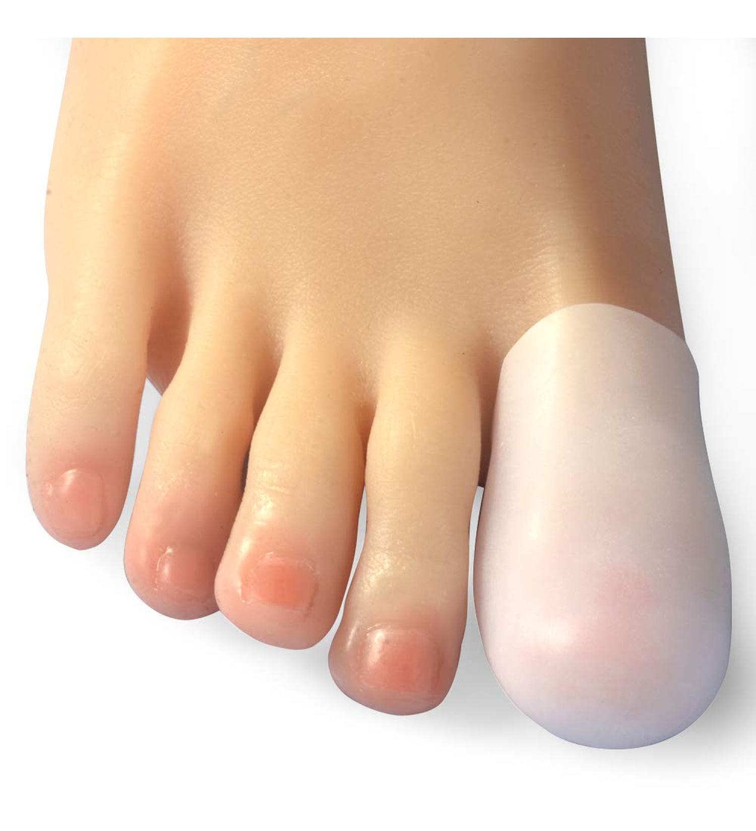 Hoogoo Big Toe Caps 10 Pack - Gel Toe Sleeves for Big Toe - Silicone Protectors for Men & Women - Buy Online on GoSupps.com