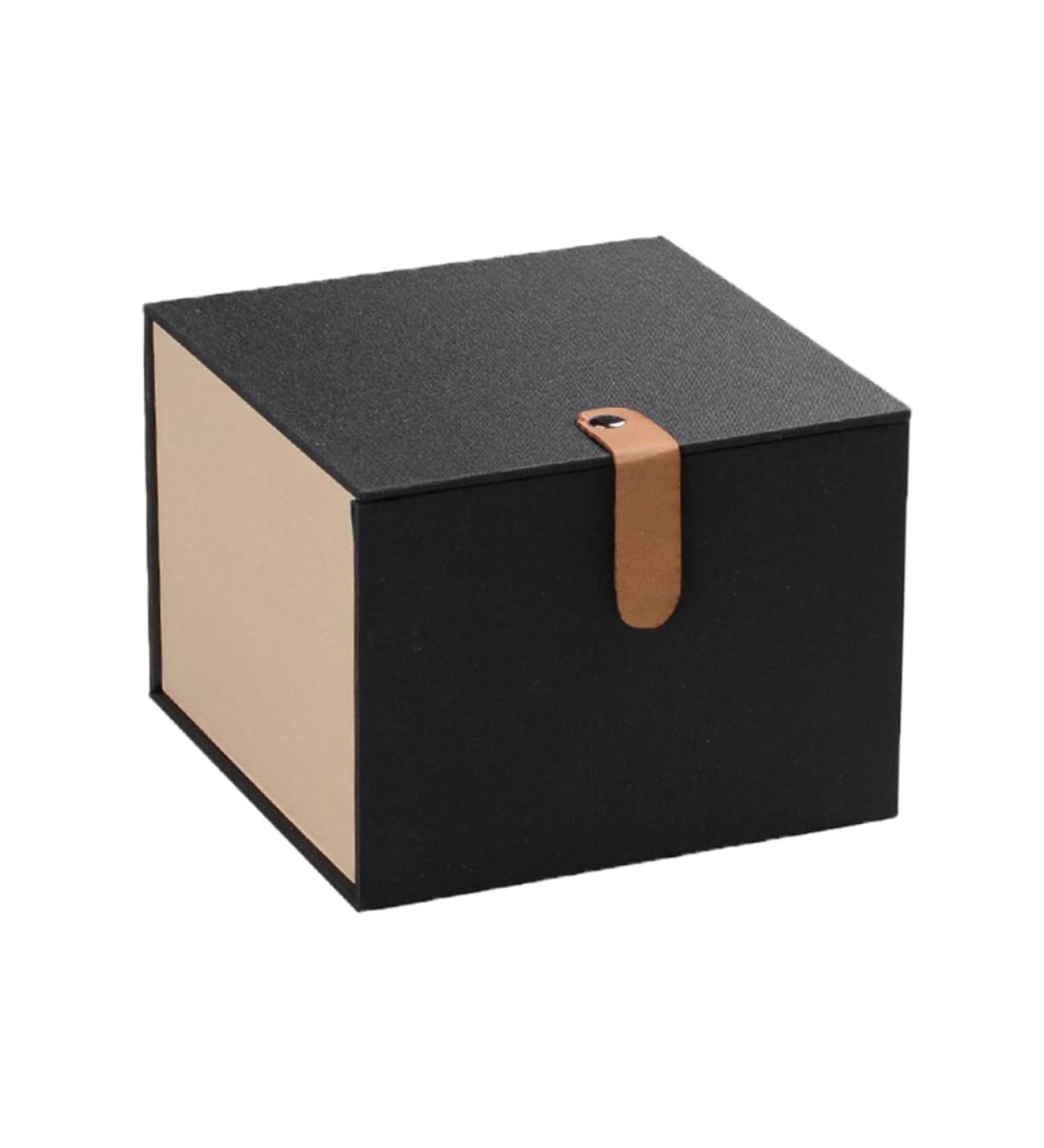 STOBOK Box Coffee Cup with Lid Storage Container China Storage Household Bridesmaid Decorative Cup 14.5X14.5CM Black - Buy Online on GoSupps.com