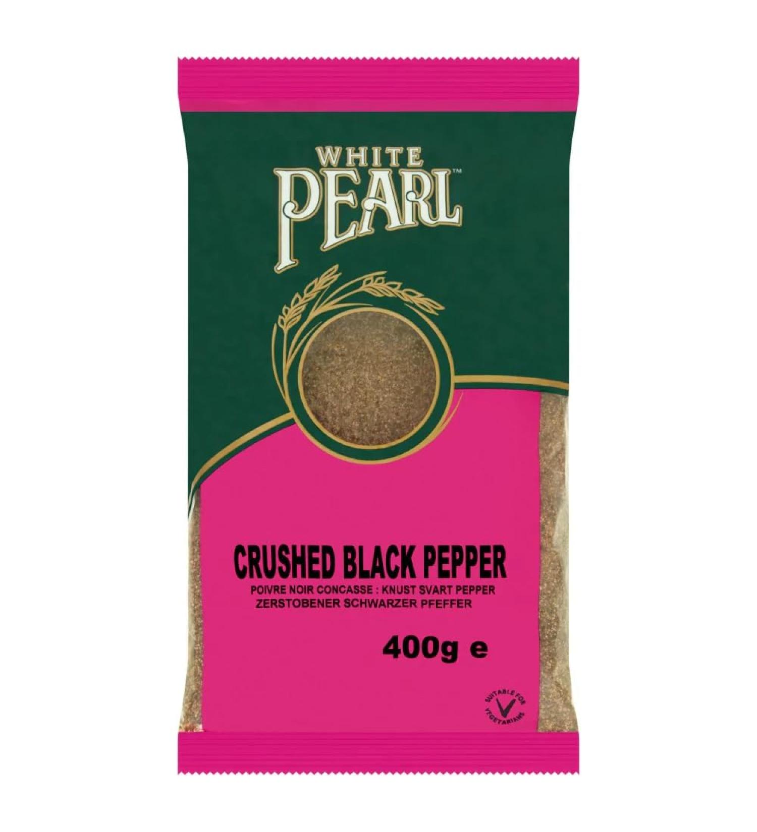 White Pearl Crushed Black Pepper 400g