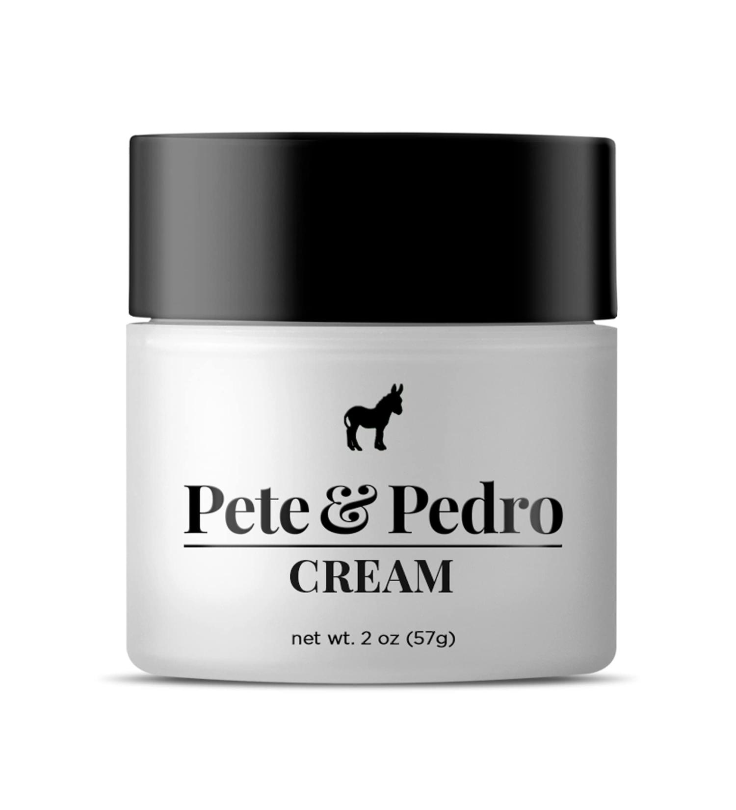 Pete & Pedro CREAM - Men's Styling Hair Cream | Low Hold & Shine | Controls Frizz & Flyaways | Seen on Shark Tank - 2 oz - Buy Online on GoSupps.com