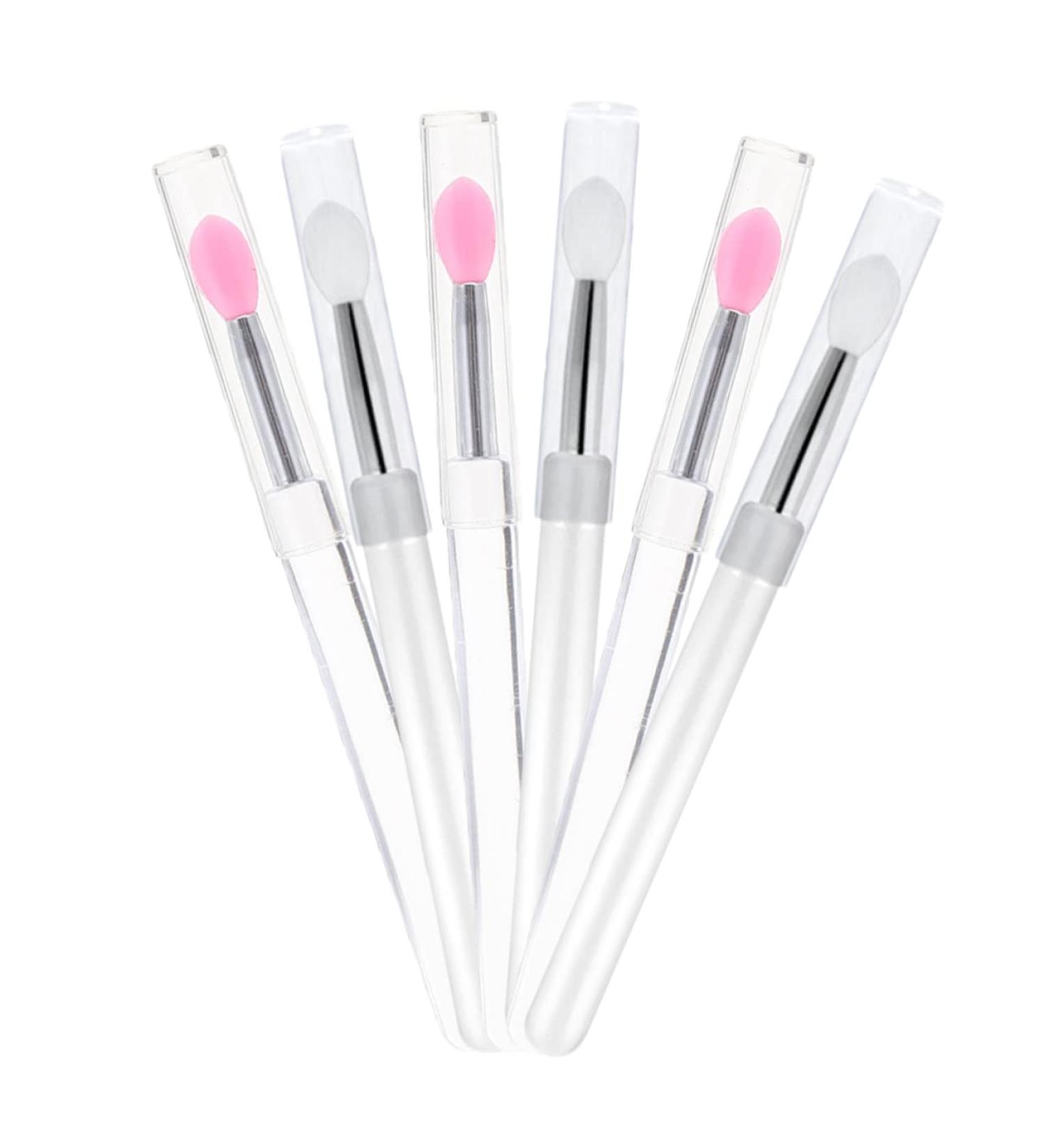 TOVINANNA 6pcs Silicone Lip Brush with Lid Portable Lipstick Applicators Convenient Lipstick Applicators Eye Shadows Makeup Tools Makeup Use Lipstick Brush Makeup Beauty Tools Lip Mask Brush - Buy Online on GoSupps.com