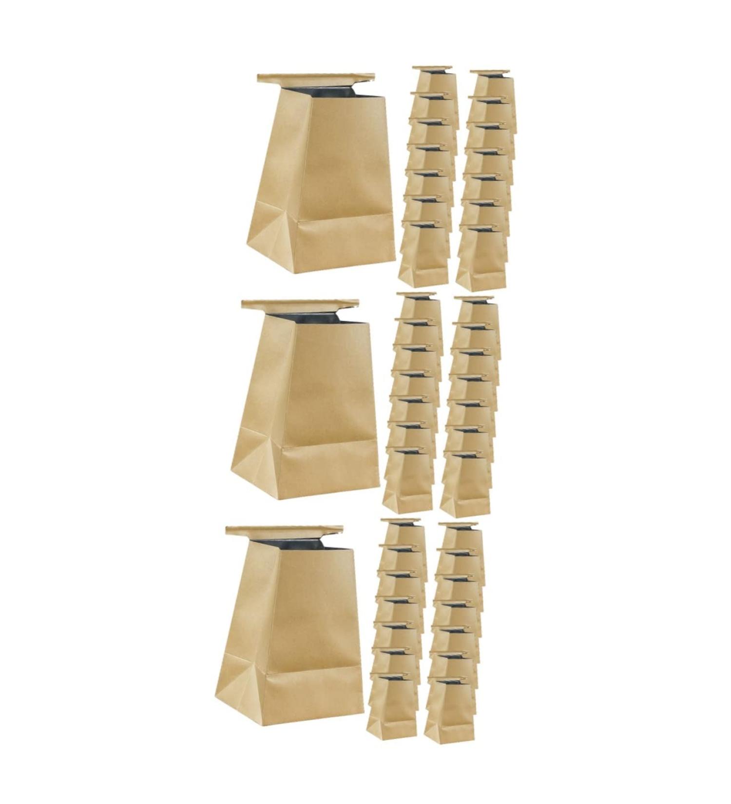 Sickness Vomit Bags - 45 Pcs, Travel Kraft Paper, Light Brown, Motion Sickness Relief - Buy Online on GoSupps.com